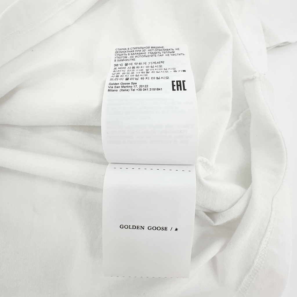 GOLDEN GOOSE Crewneck Glitter Star Tee S Golden Goose