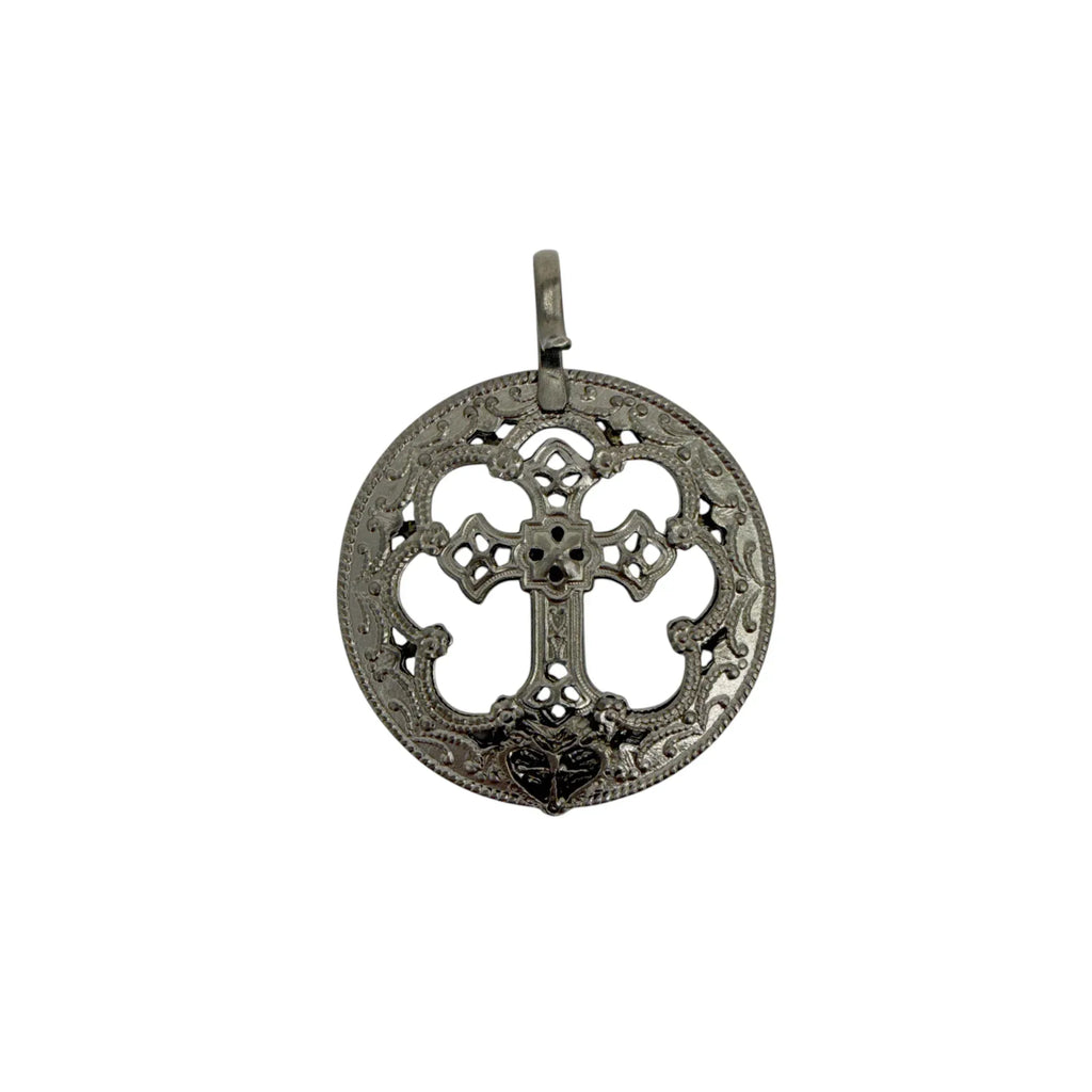 VIRGINS SAINTS & ANGELS VSA Basilica Hope Medallion in Gunmetal - flyKAMP