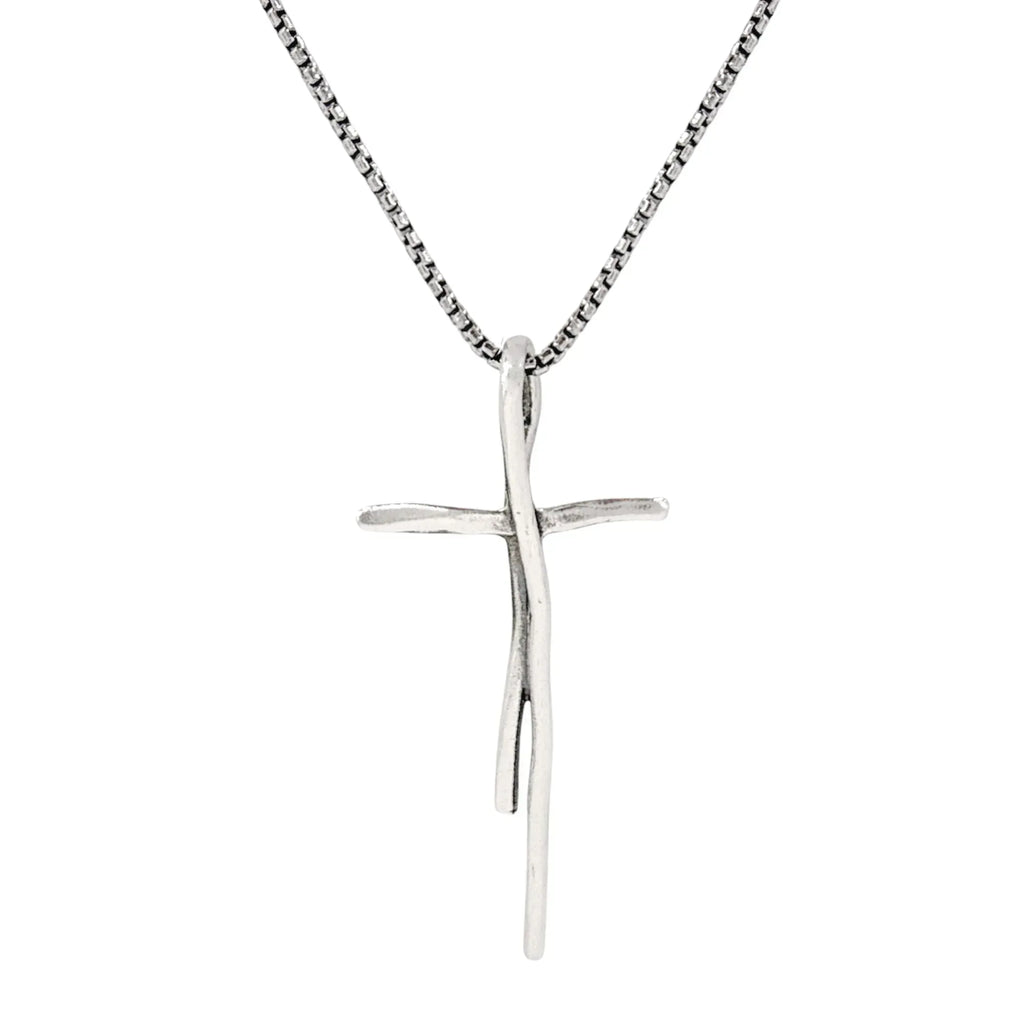 SILPADA Organic Cross Pendant Necklace - flyKAMP