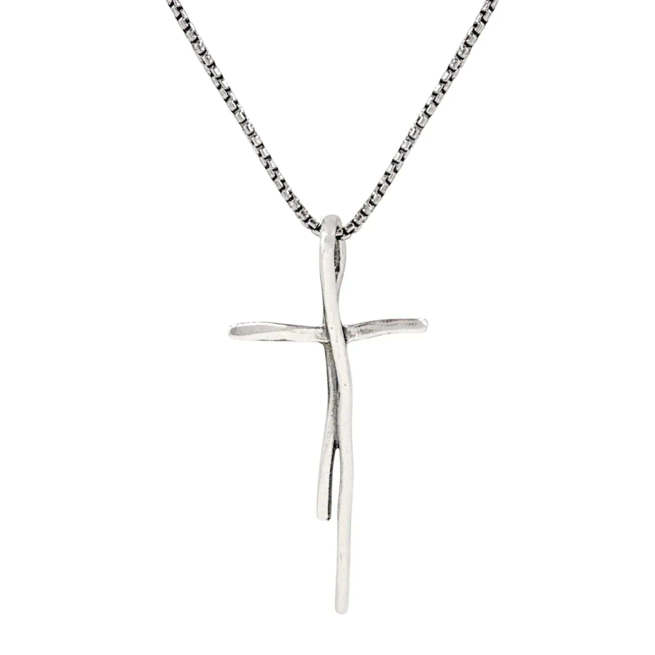 SILPADA Organic Cross Pendant Necklace - flyKAMP