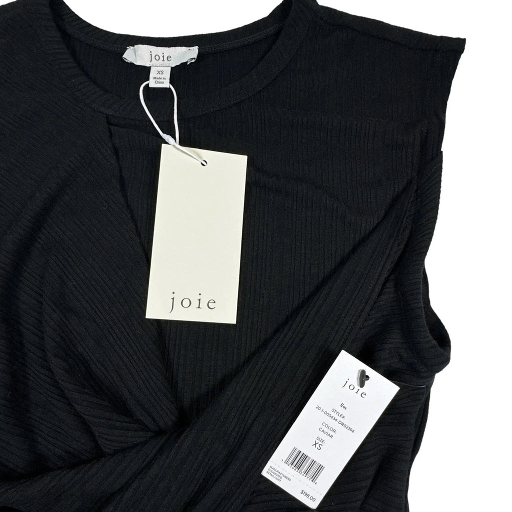 JOIE Eos Knotted Jersey Dress XS - flyKAMP