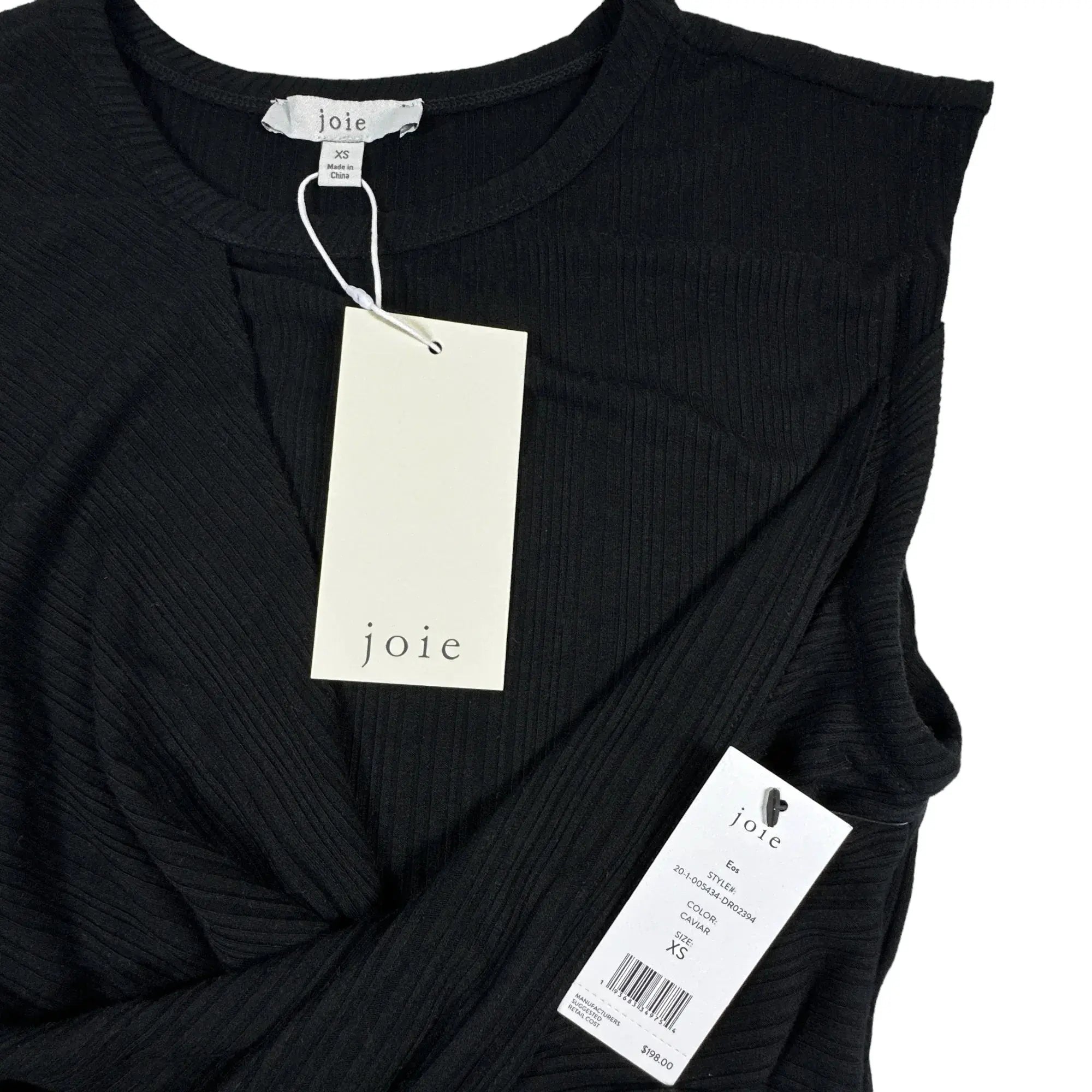 JOIE Eos Knotted Jersey Dress XS - flyKAMP