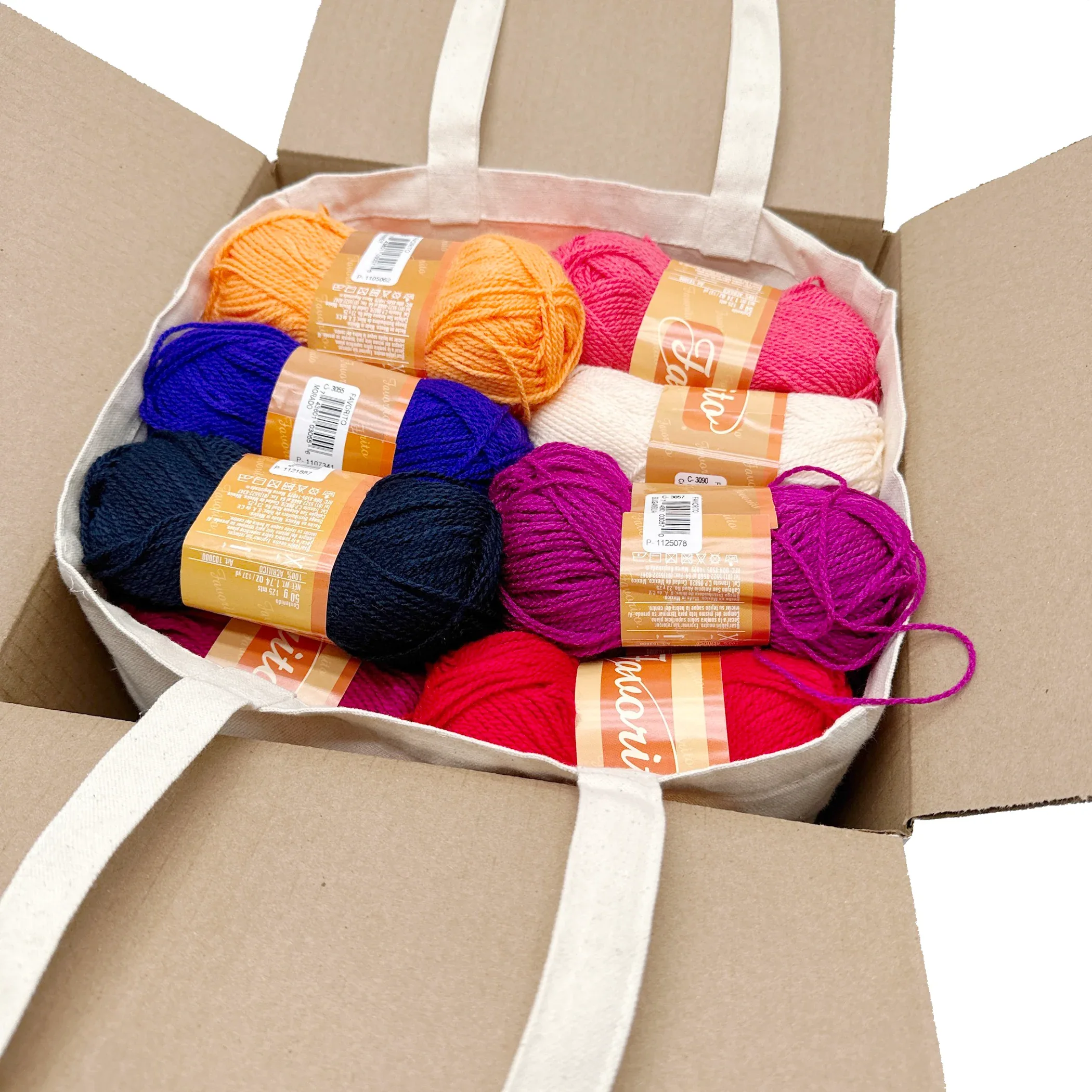 FAVORITO YARN The Whole Rainbow! 44 Skeins - flyKAMP