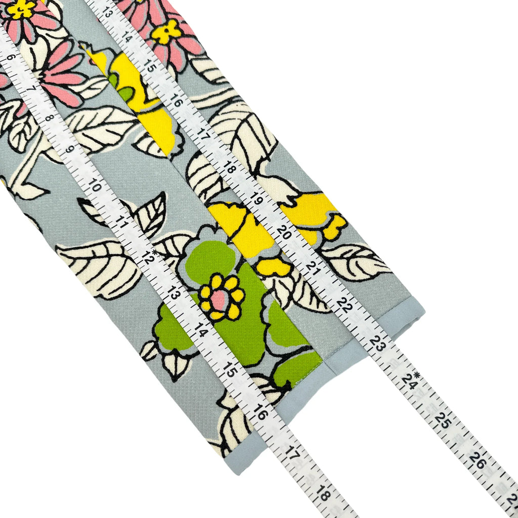 TORY BURCH Wallpaper Floral Twill Crepe Jacket in Blue Wallpaper Floral 2 - flyKAMP