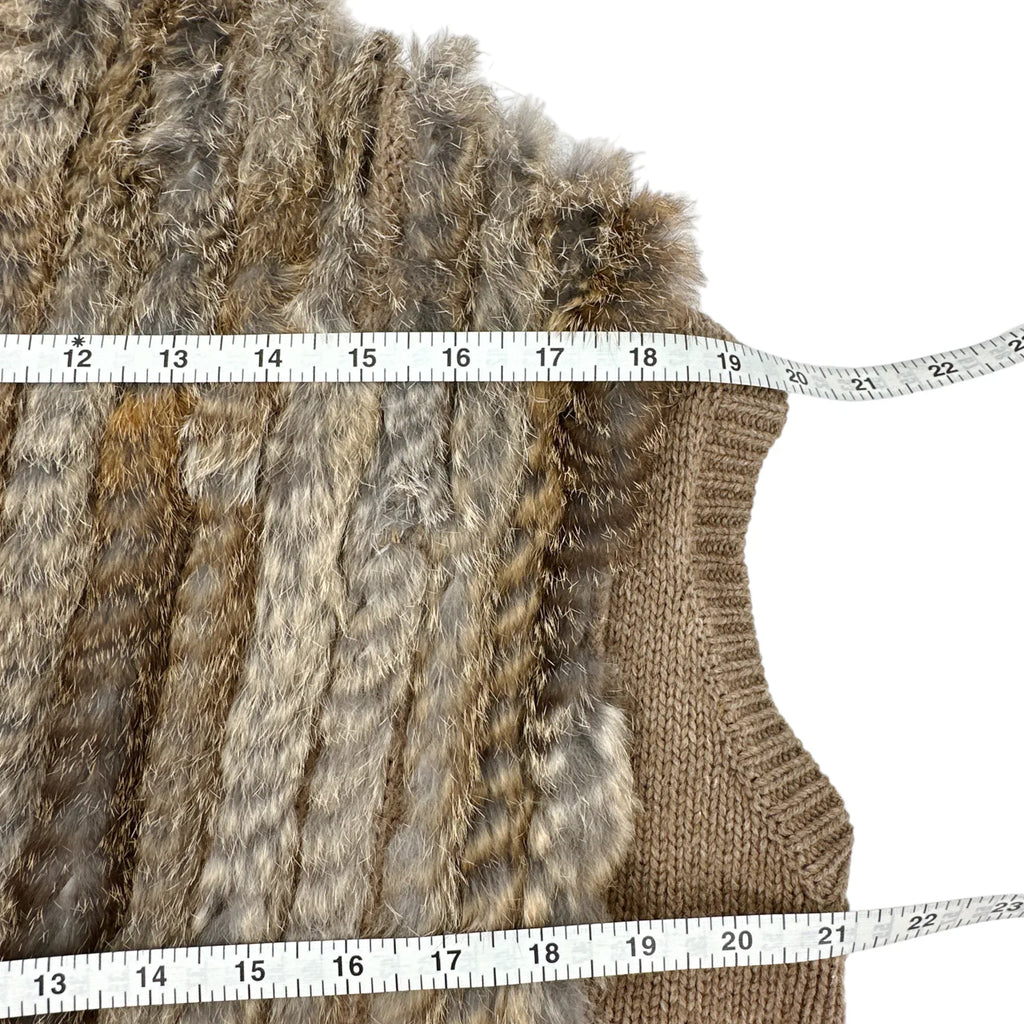 MARC by MARC JACOBS Alice Wool Rabbit Fur Vest XS/S - flyKAMP