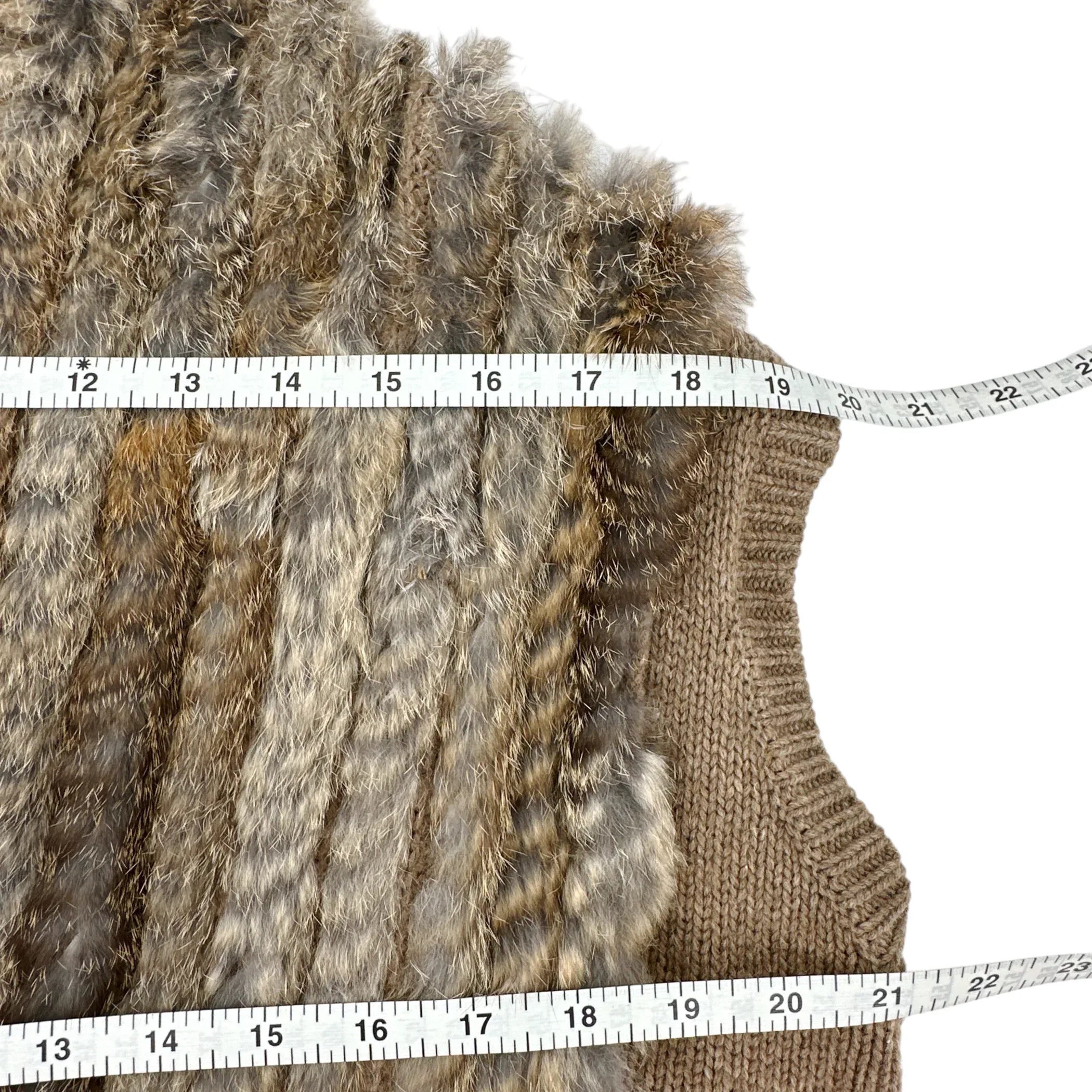 MARC by MARC JACOBS Alice Wool Rabbit Fur Vest XS/S - flyKAMP