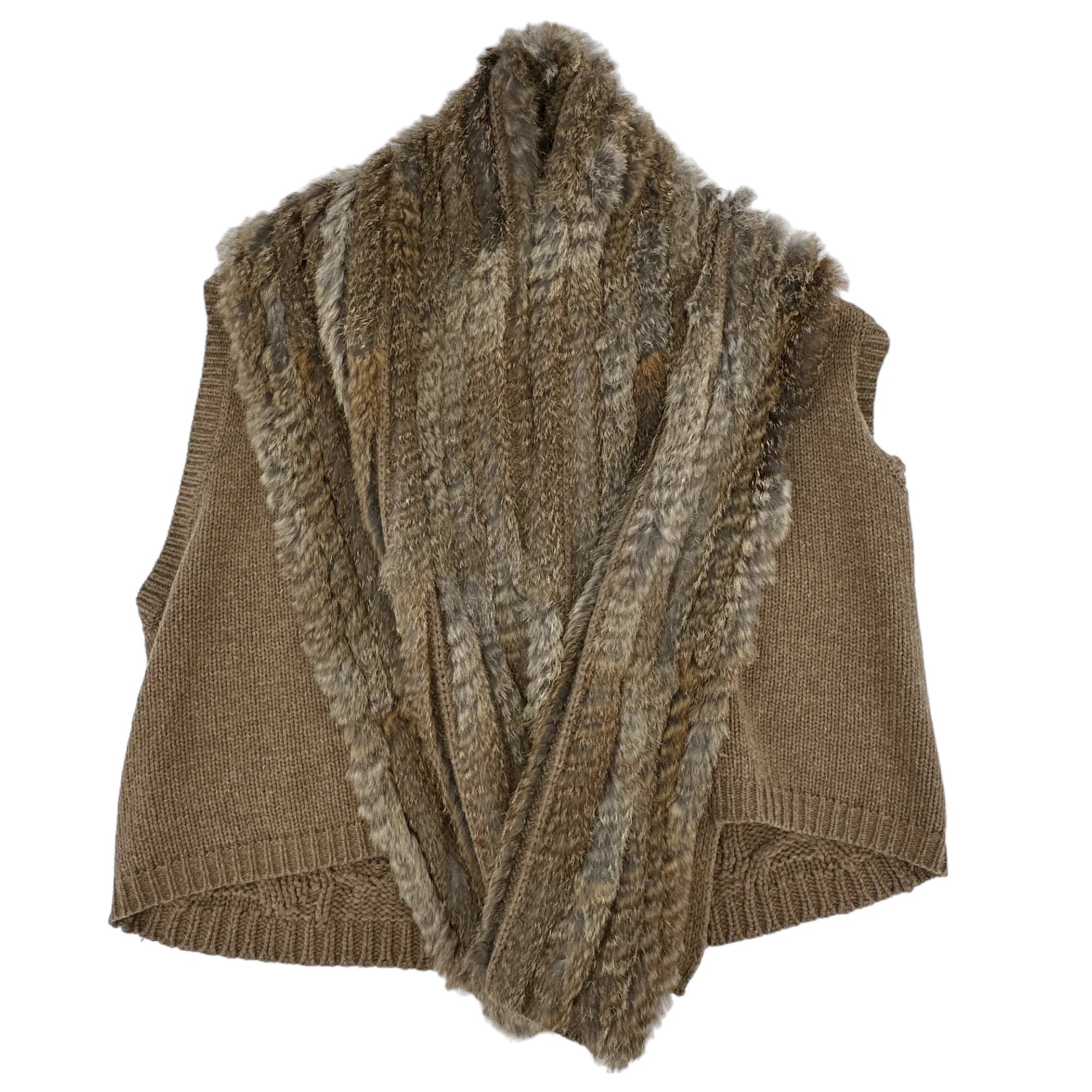 MARC by MARC JACOBS Alice Wool Rabbit Fur Vest XS/S - flyKAMP