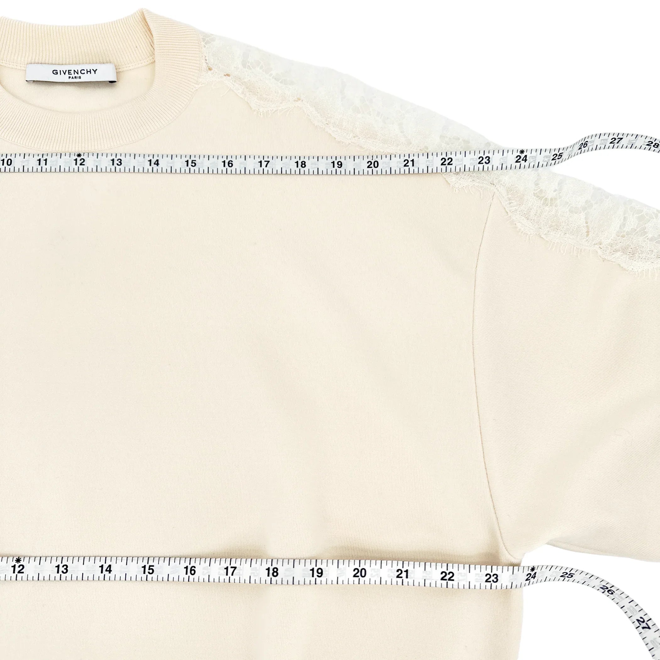 GIVENCHY Lace Insert Sweatshirt S - flyKAMP
