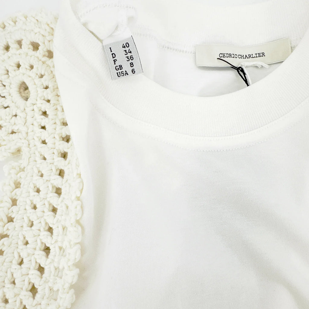 CÉDRIC CHARLIER Knitted Trim Vest Top S - flyKAMP
