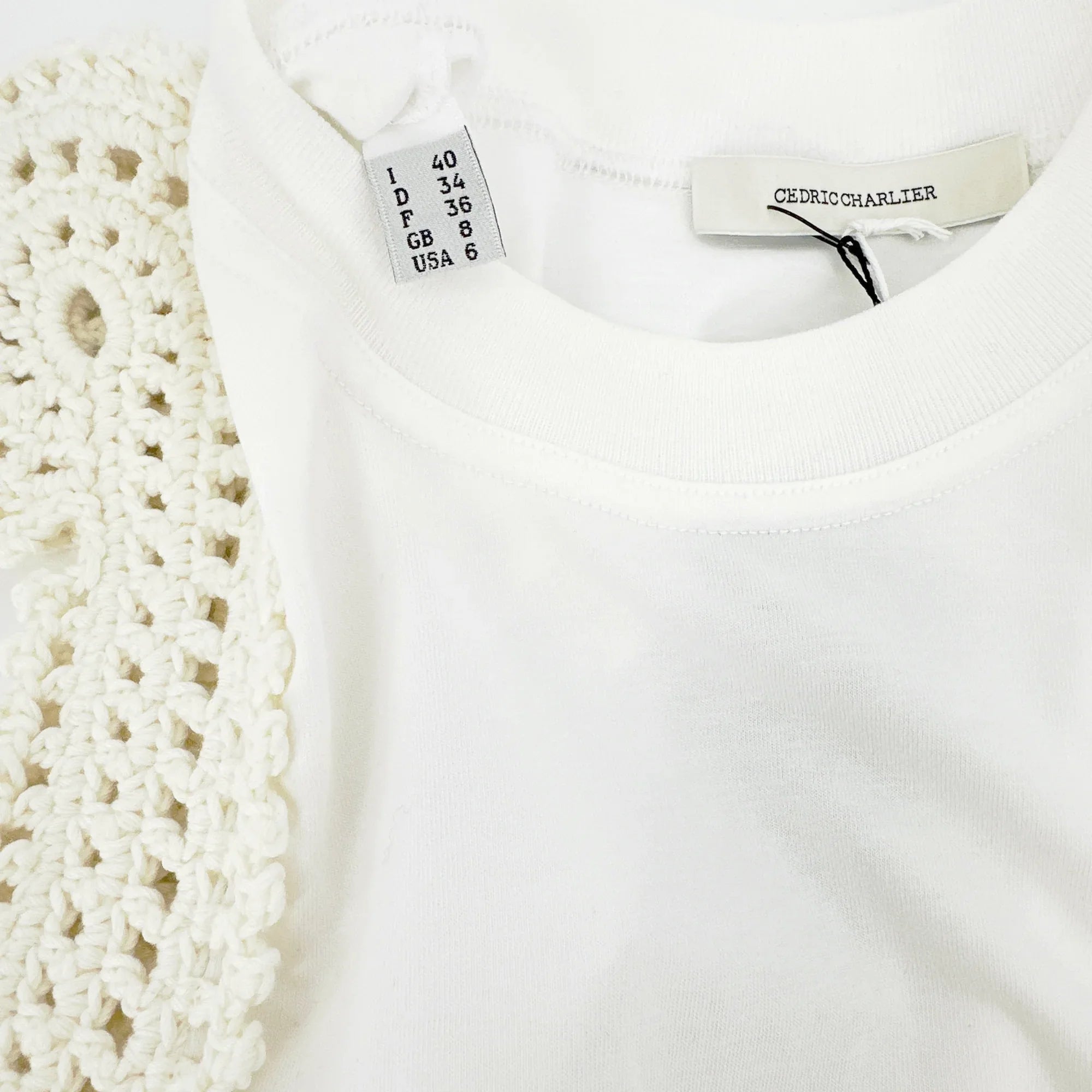 CÉDRIC CHARLIER Knitted Trim Vest Top S - flyKAMP