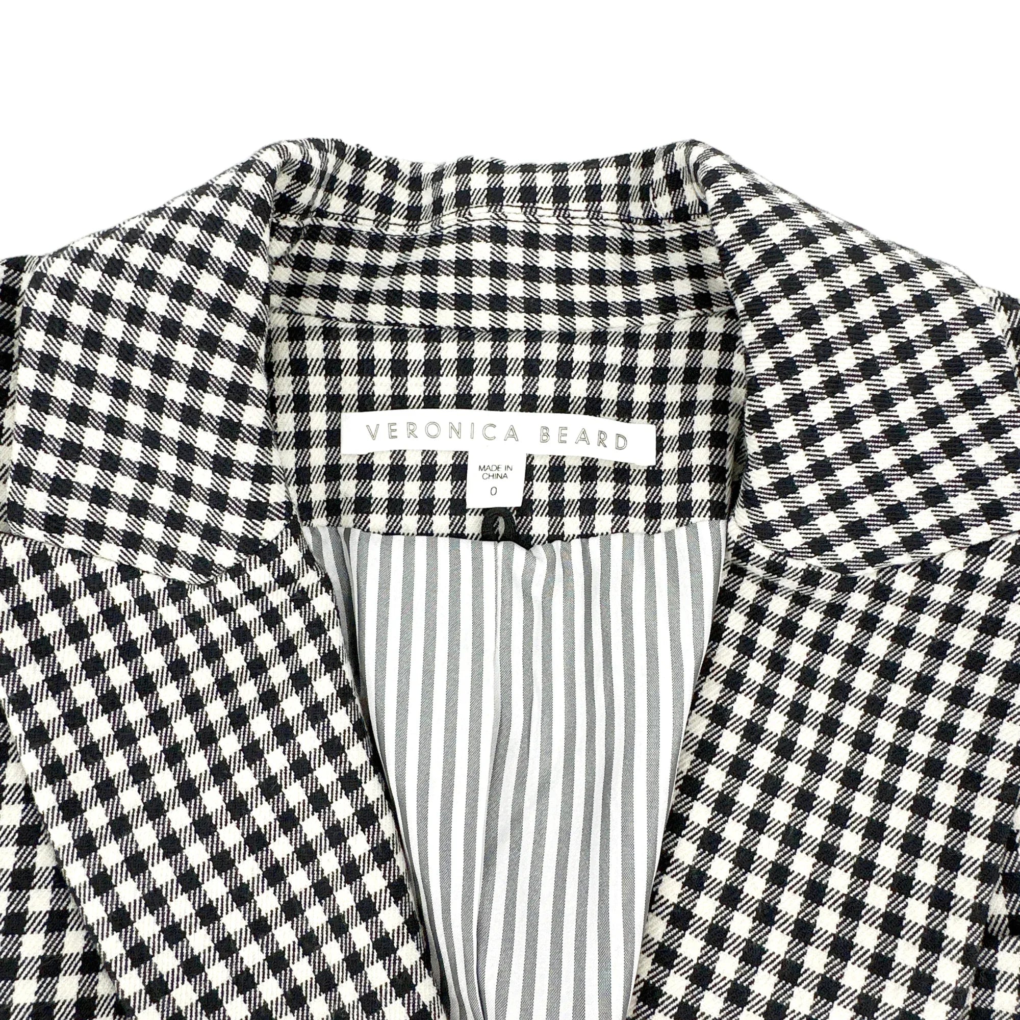 VERONICA BEARD Athens Dickey Jacket in Black &amp; White 0 - flyKAMP
