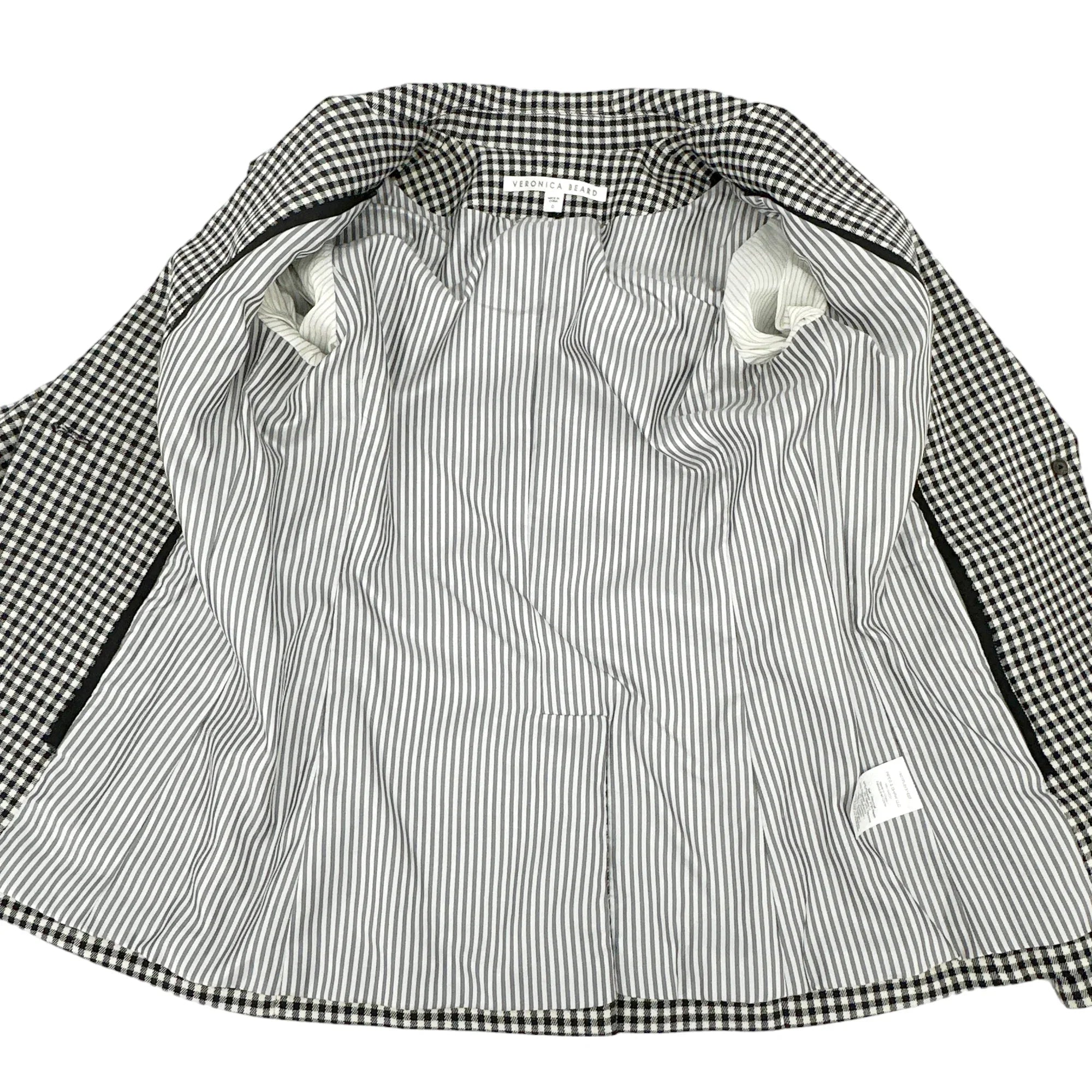 VERONICA BEARD Athens Dickey Jacket in Black &amp; White 0 - flyKAMP