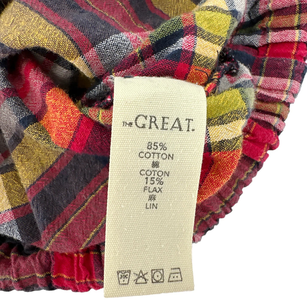 The GREAT. The Journey Pullover in Bluegrass Plaid 1|S - flyKAMP