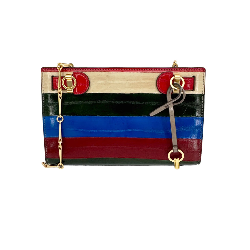 TORY BURCH Lee Radziwill Color-Block Shoulder Bag - flyKAMP