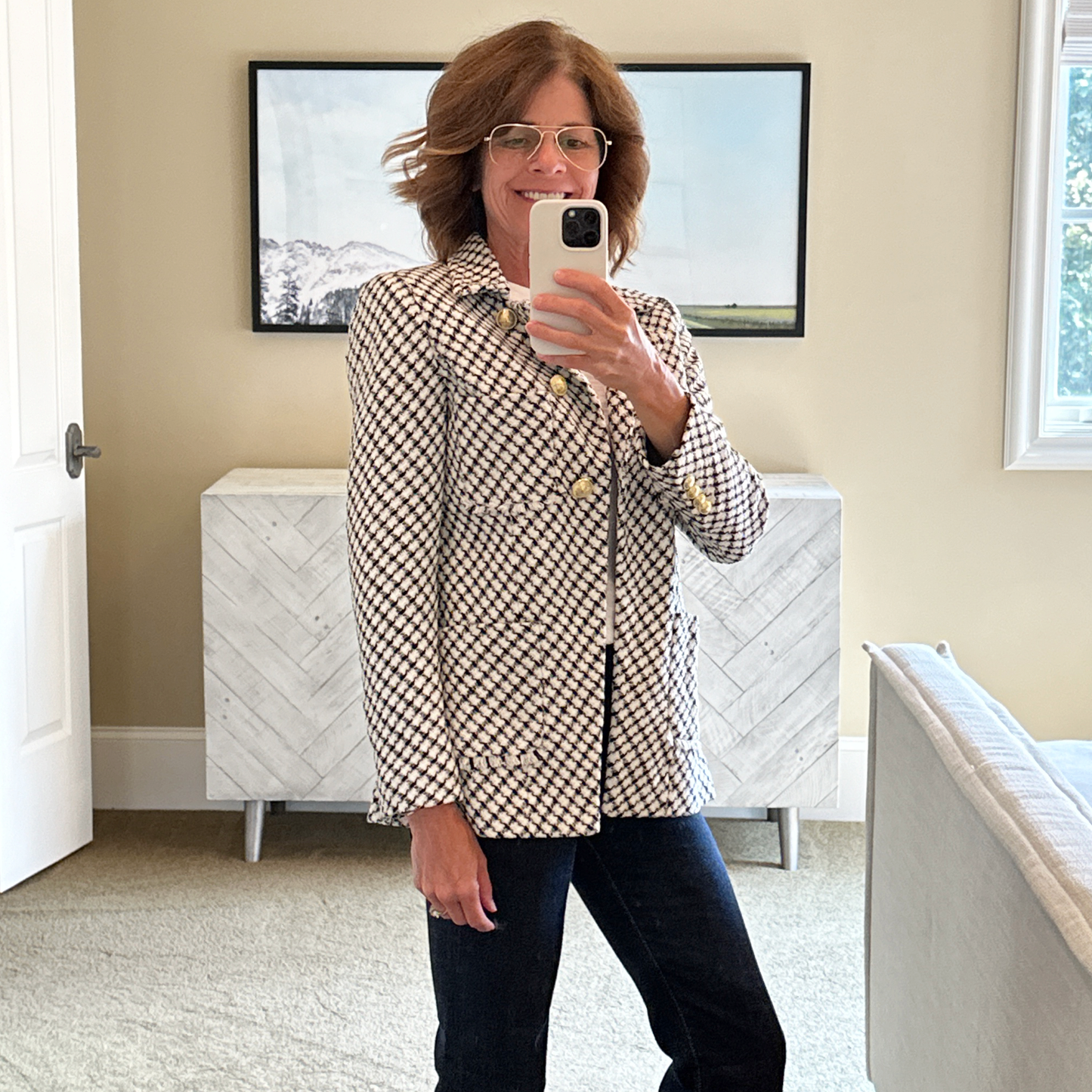 DEREK LAM 10 CROSBY Audrey Frayed Jacket 4