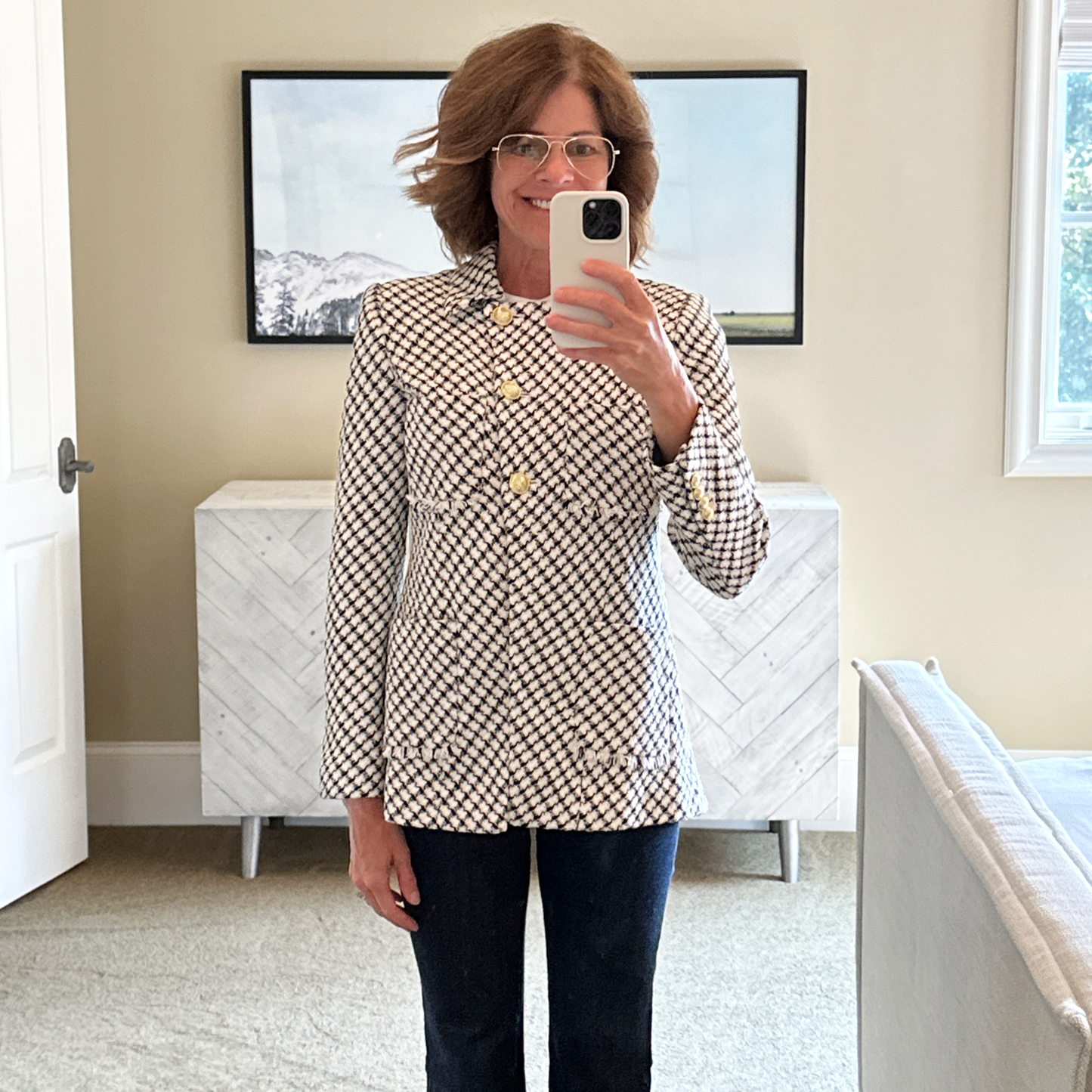 DEREK LAM 10 CROSBY Audrey Frayed Jacket 4