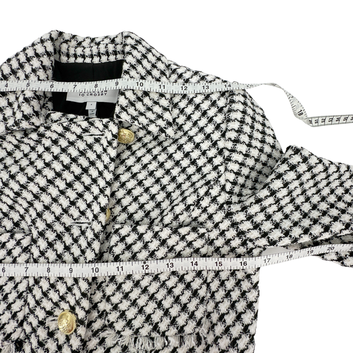 DEREK LAM 10 CROSBY Audrey Frayed Jacket 4