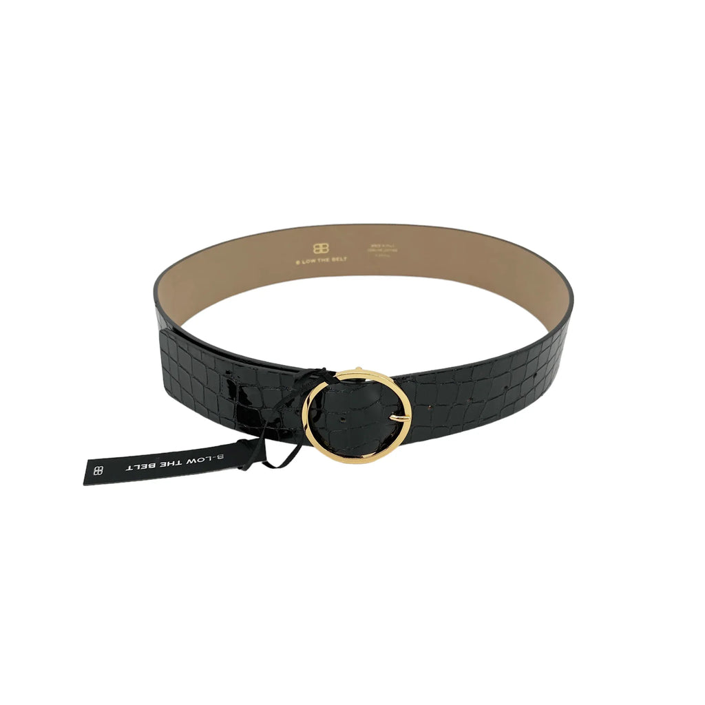 B-LOW the BELT Molly Croco Luster in Black XS - flyKAMP