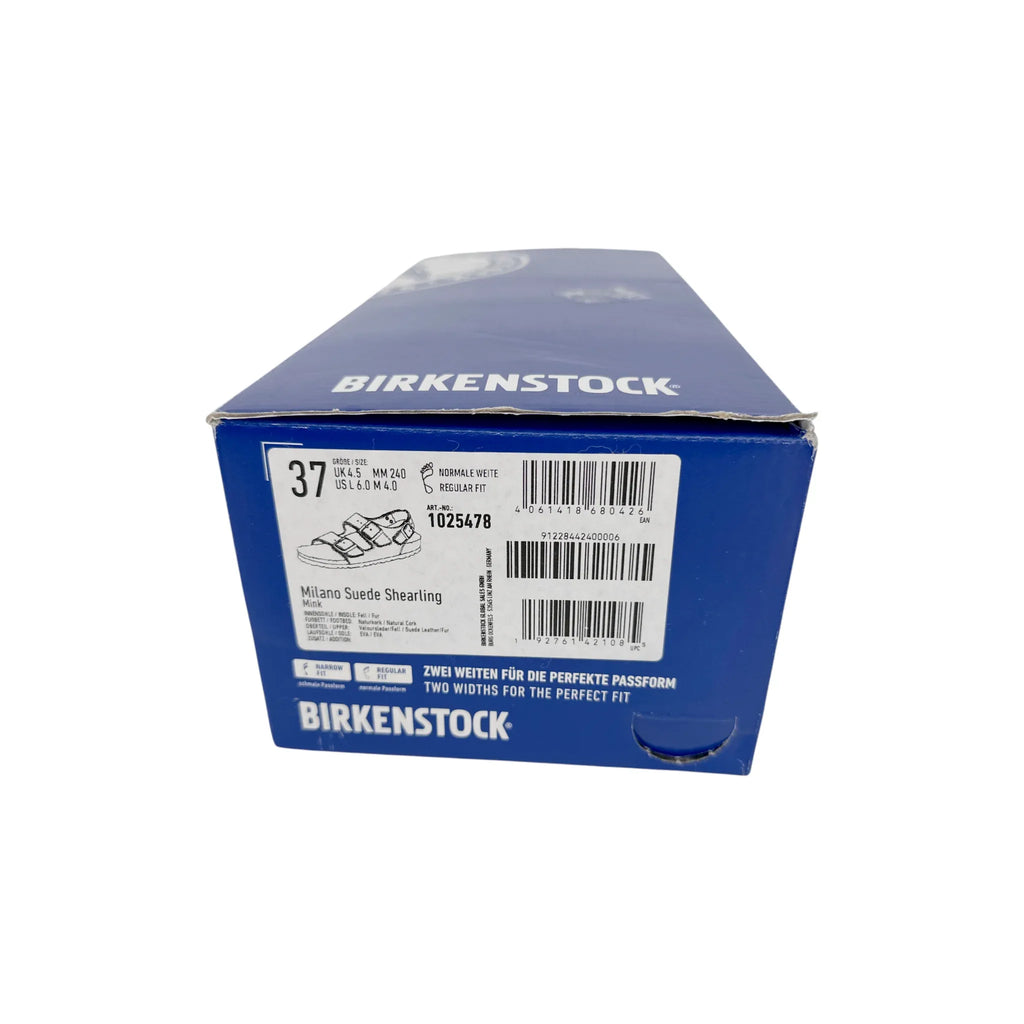 BIRKENSTOCK Milano Suede Shearling 37 Regular Fit - flyKAMP
