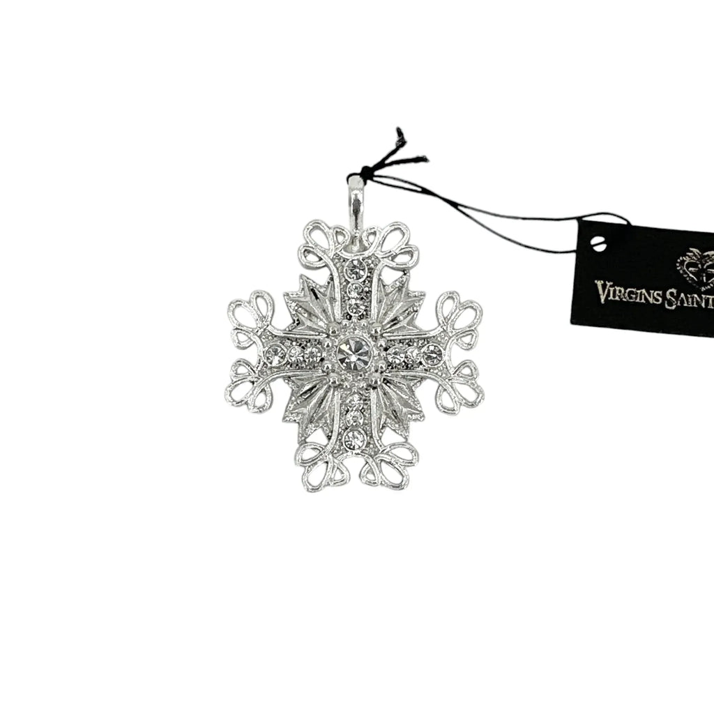VIRGINS SAINTS & ANGELS VSA Electra Cross Medallion in Silver (Copy) - flyKAMP