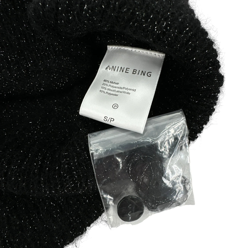 ANINE BING Mason Cardigan in Black S - flyKAMP