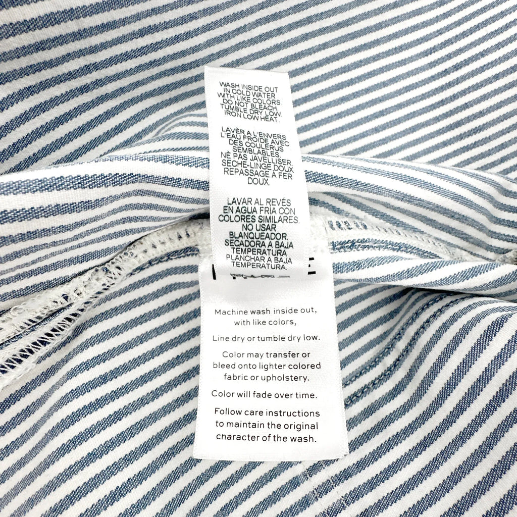 FRAME Engineer Striped Denim Shirt Jacket XS - flyKAMP