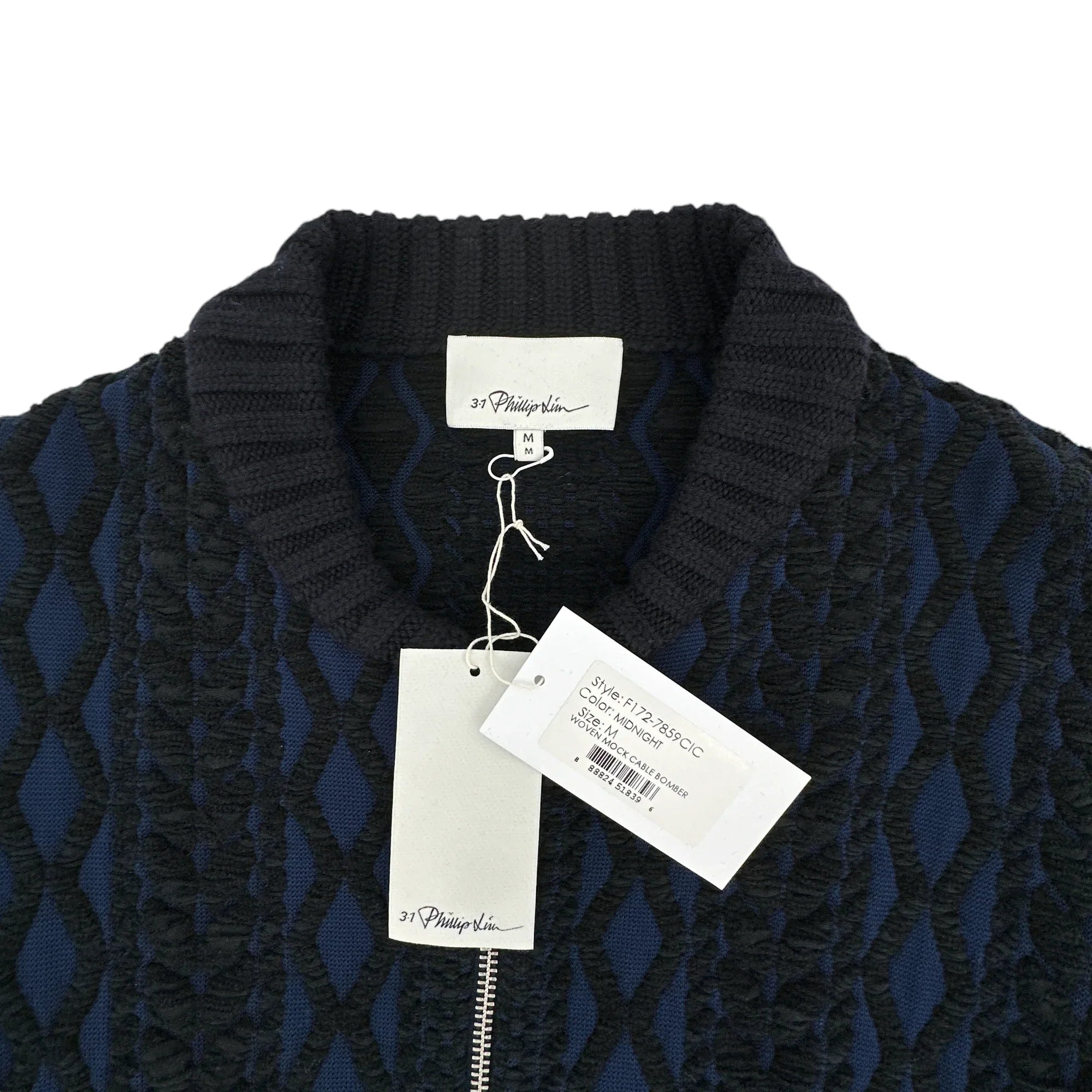 3.1 PHILLIP LIM Woven Mock Cable Bomber M - flyKAMP