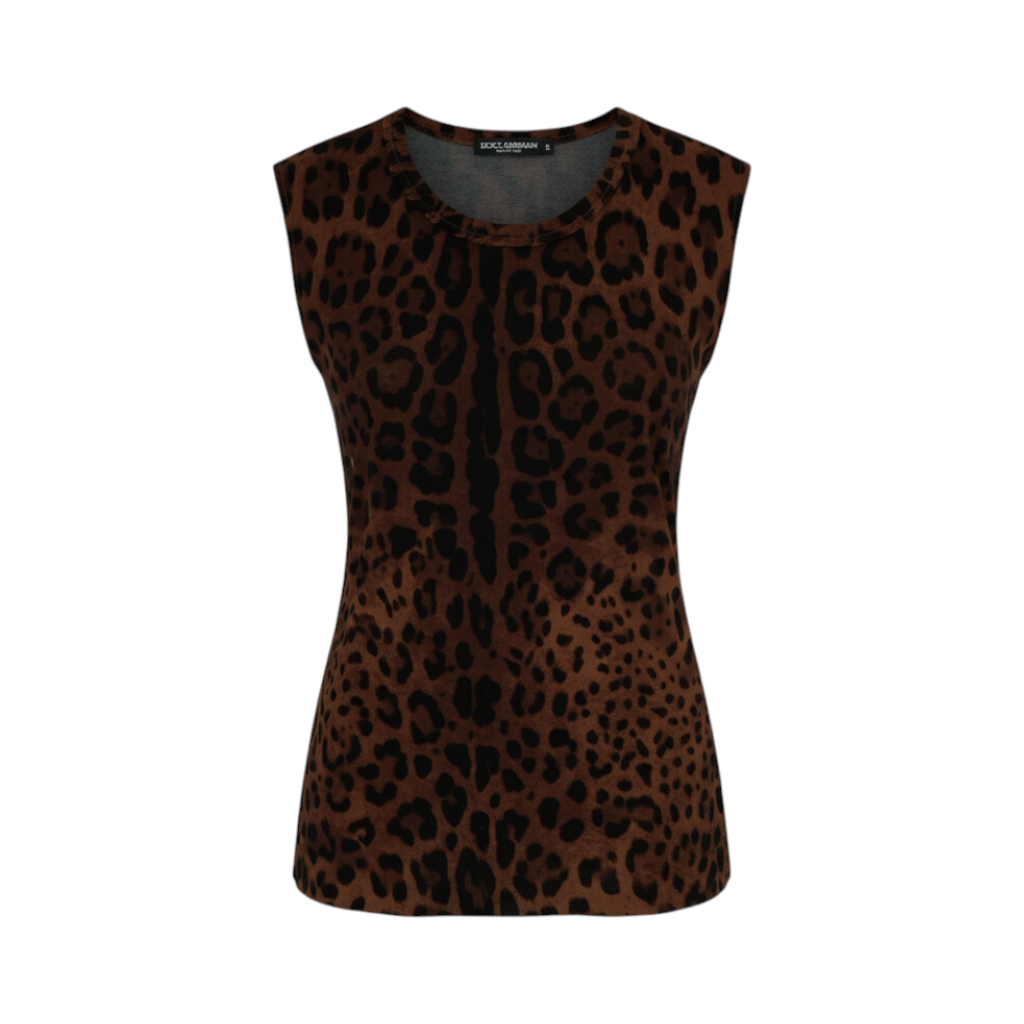 DOLCE & GABBANA Silk Blend Tank IT42 Dolce & Gabbana