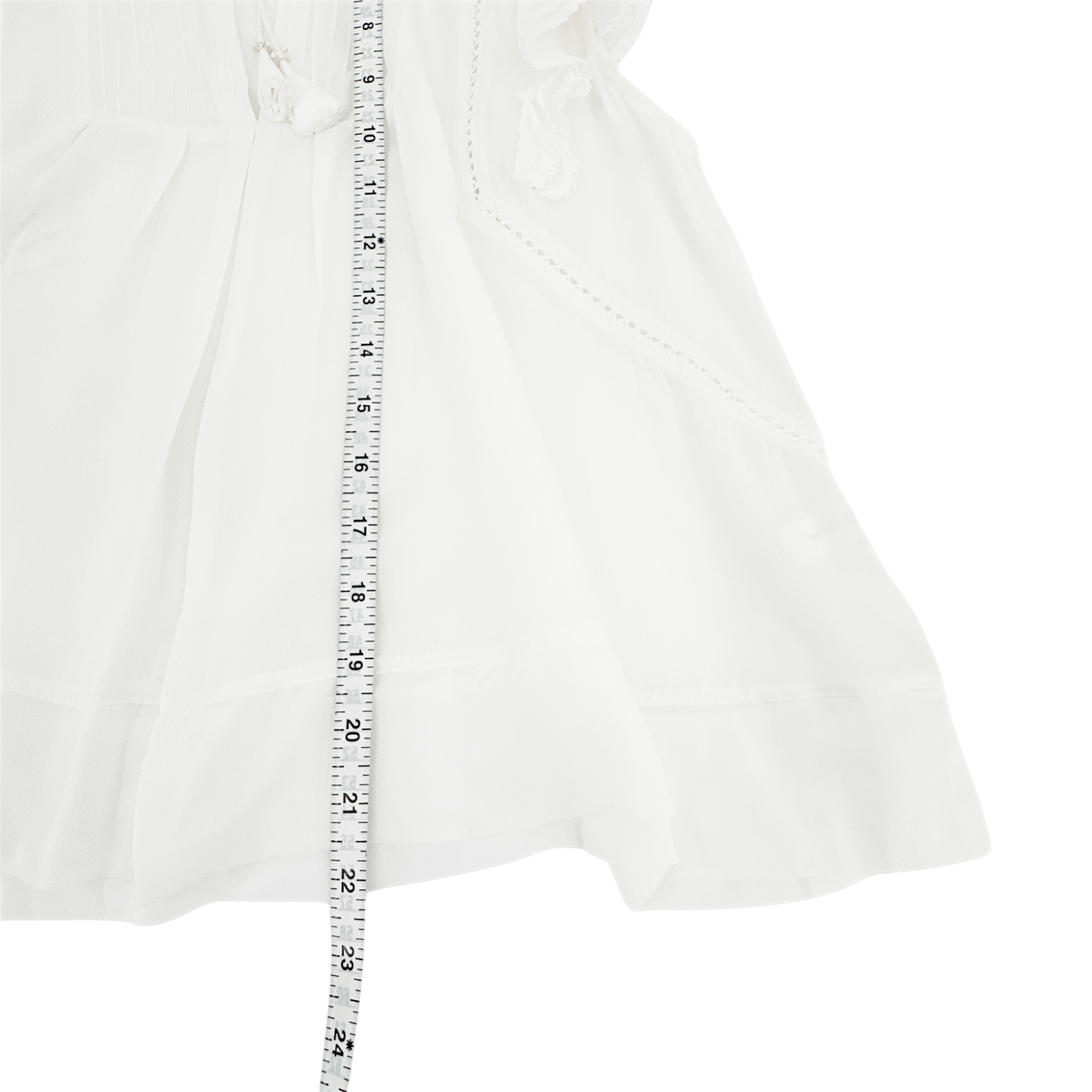 POUPETTE ST BARTH Paulina Blouse In Off White M Poupette St. Barth