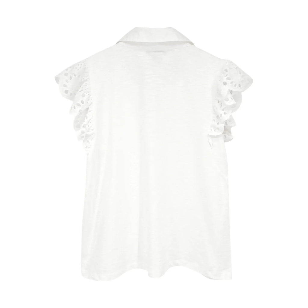 DESIGN HISTORY Eyelet Sleeve Top M - flyKAMP