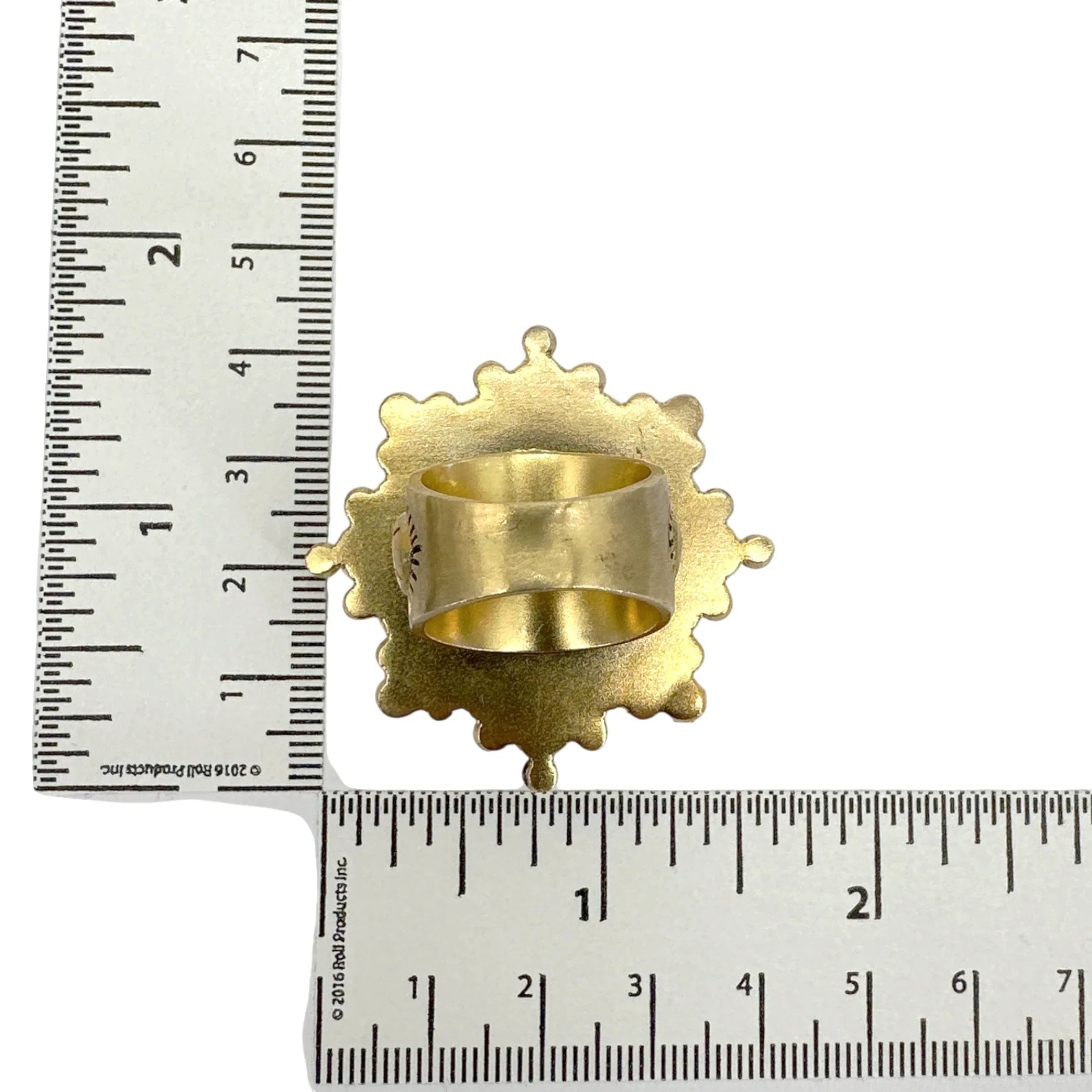 VIRGINS SAINTS & ANGELS VSA Cloister San Benito Ring Gold Size 6 - flyKAMP