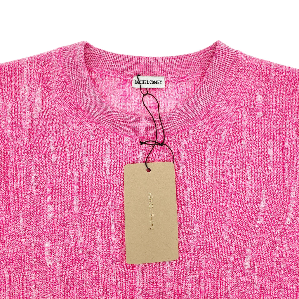 RACHEL COMEY Amares Crinkle Knit Top S - flyKAMP