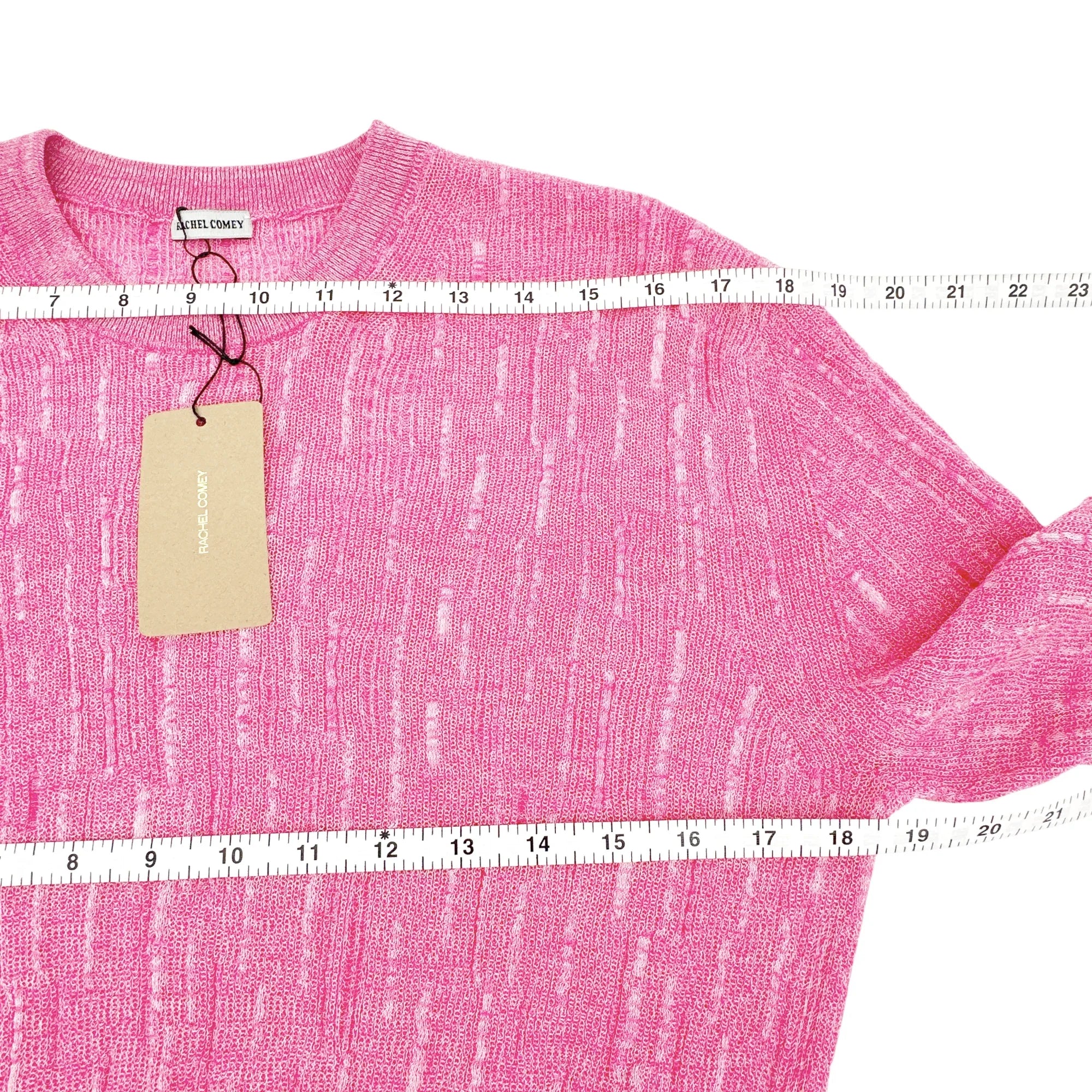 RACHEL COMEY Amares Crinkle Knit Top S - flyKAMP