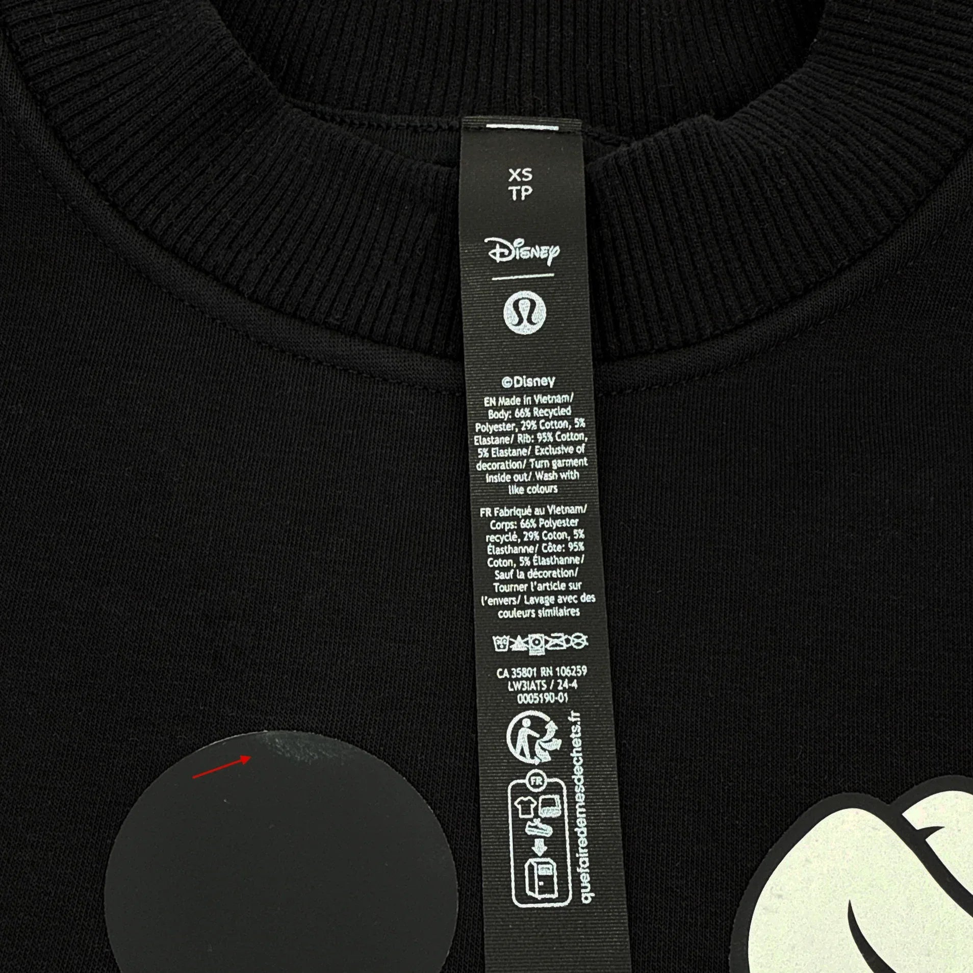 LULULEMON x DISNEY Fleece Oversized Pullover XS - flyKAMP