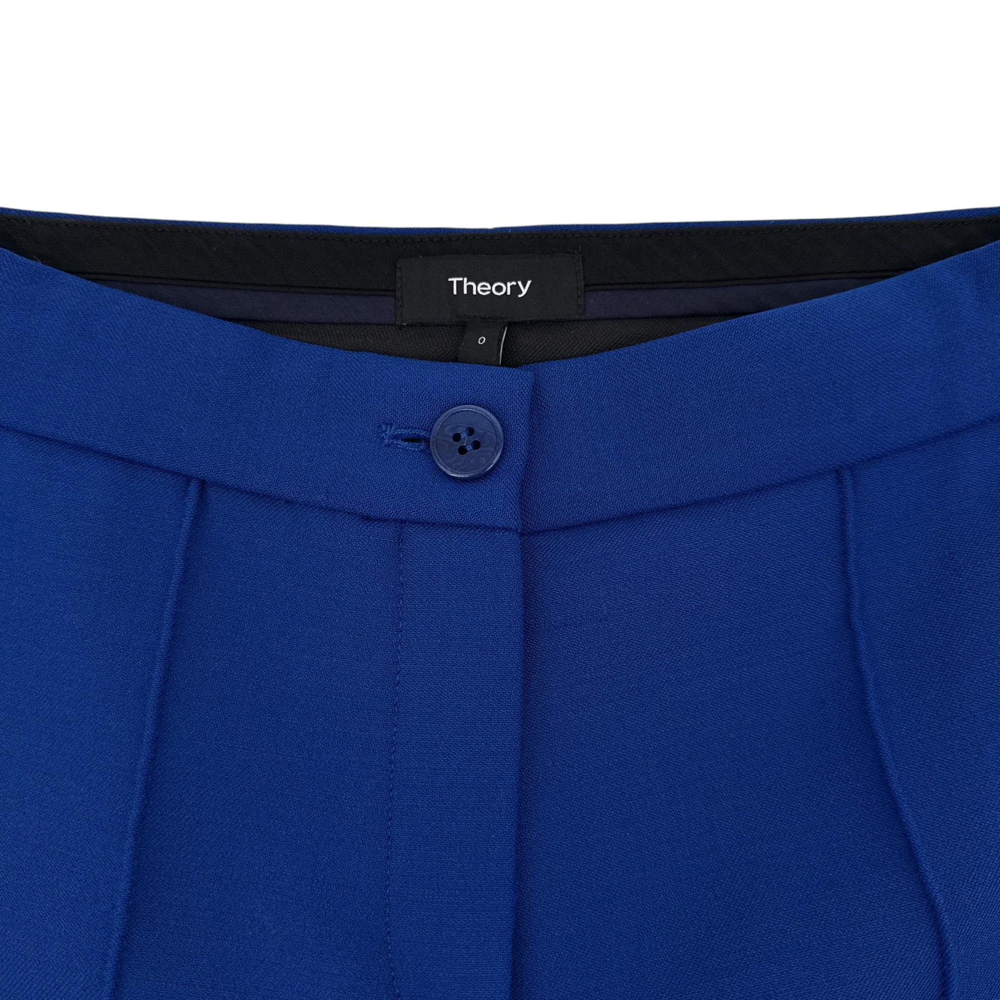 THEORY Cardinal Trouser in Cosmic Blue Size 0 - flyKAMP