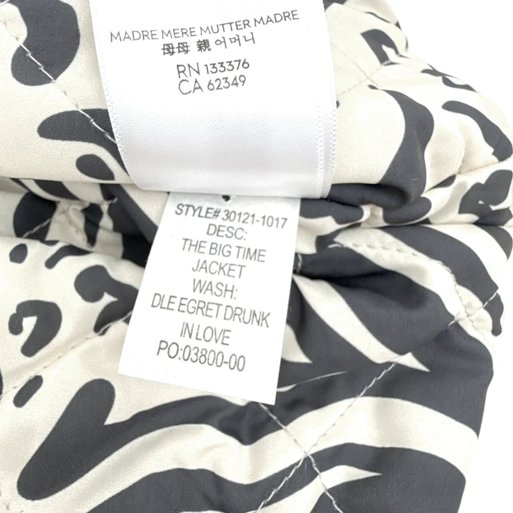 MOTHER The Big Time Jacket in Egret Drunk in Love M - flyKAMP