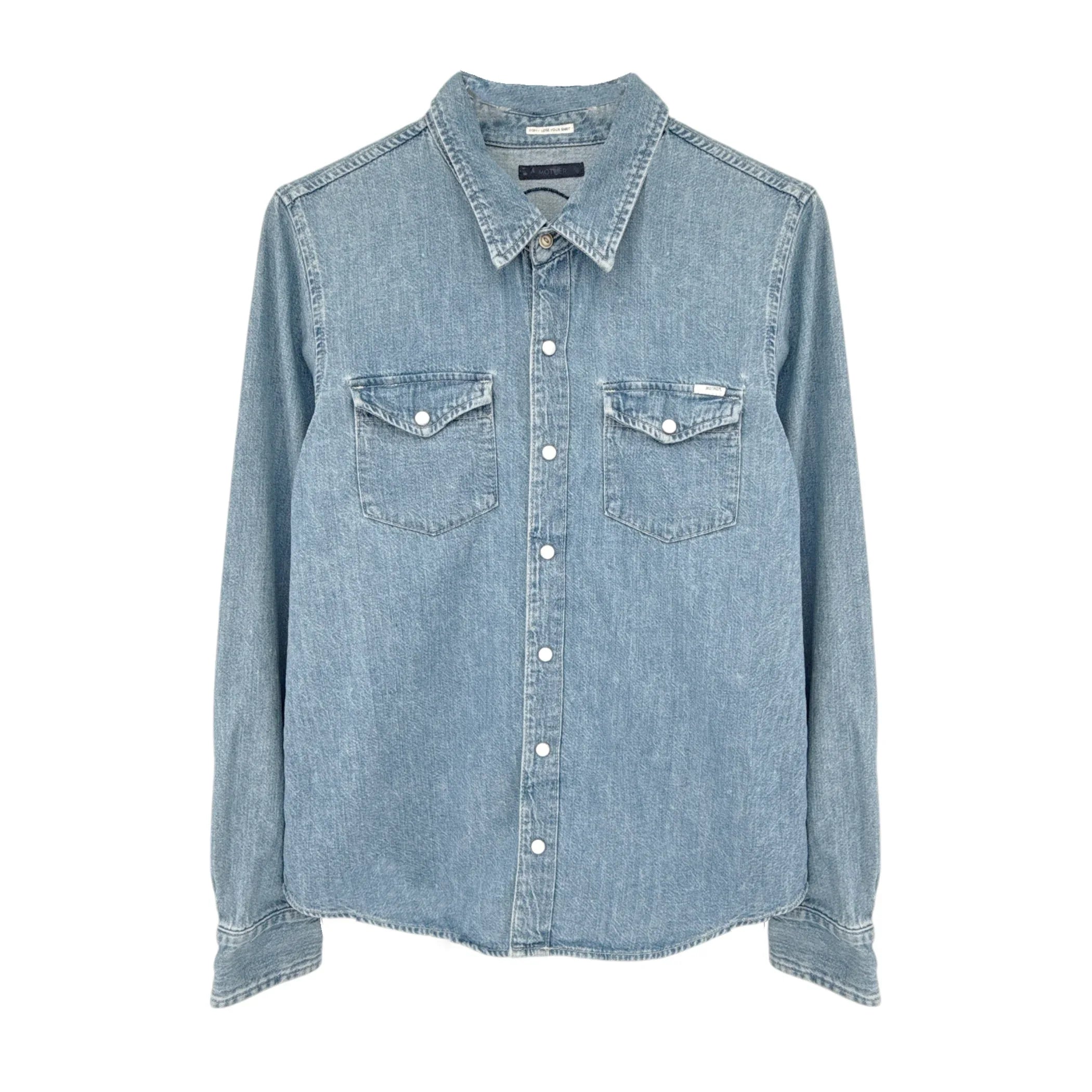 MOTHER The Honey Button-up Shirt in Take a Trip With Me M - flyKAMP