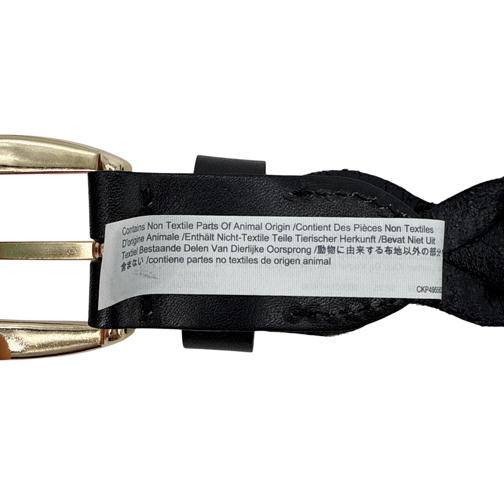 MADEWELL Braided Belt in True Black XXS-S Madewell