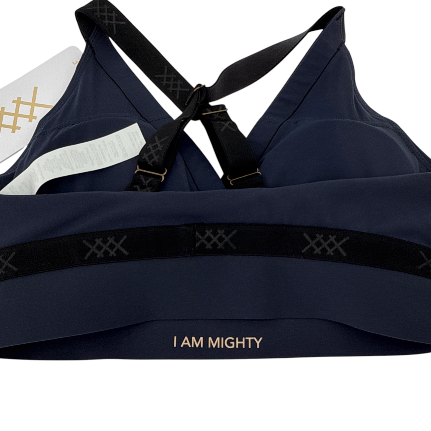 RHONE Banded Hi-Form Bra in Navy XS