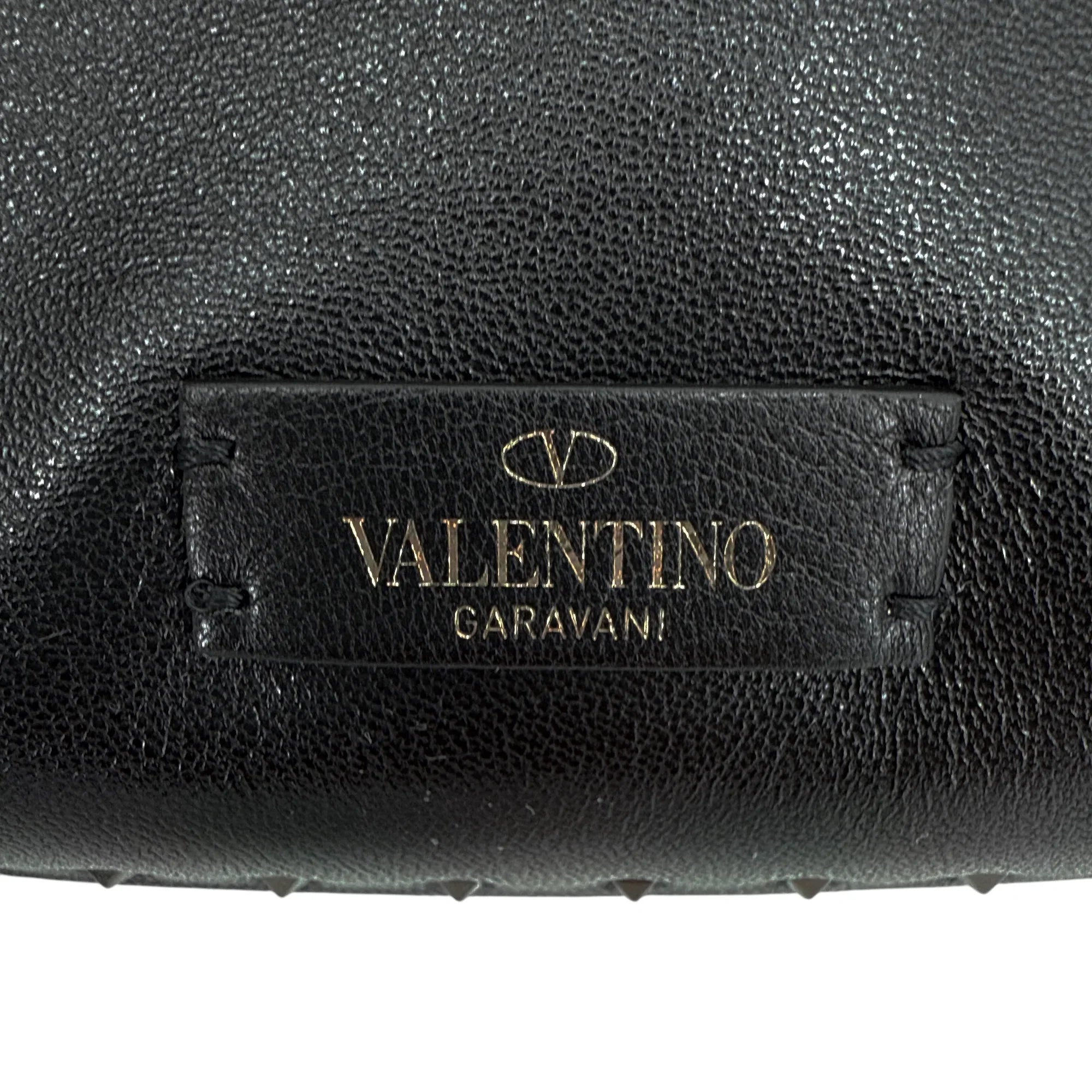 VALENTINO GARAVANI Small Atelier Bag 01 Metal Stitch Edition Tote Bag In Black - flyKAMP