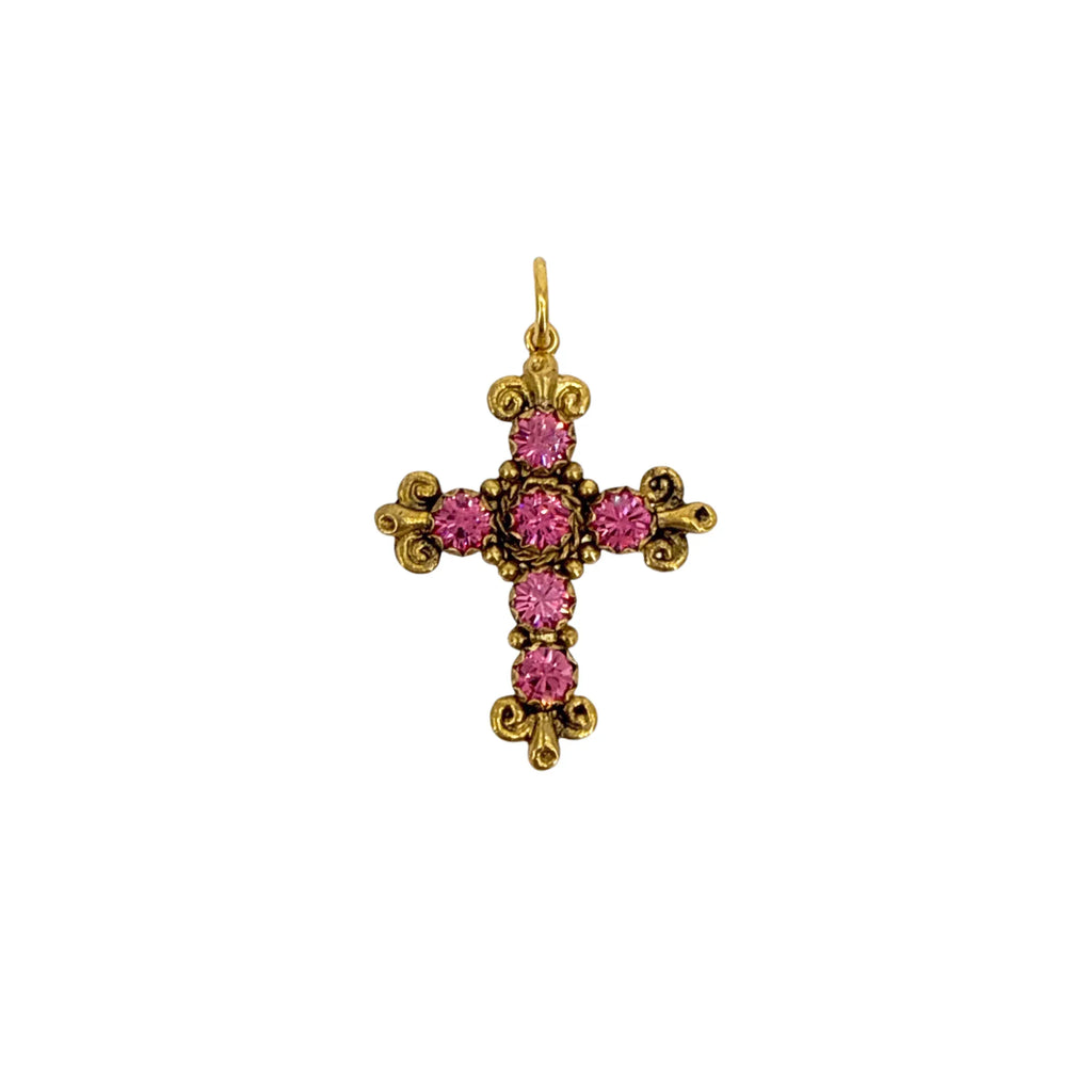 VIRGINS SAINTS & ANGELS VSA Addie Charm Pink & Gold - flyKAMP