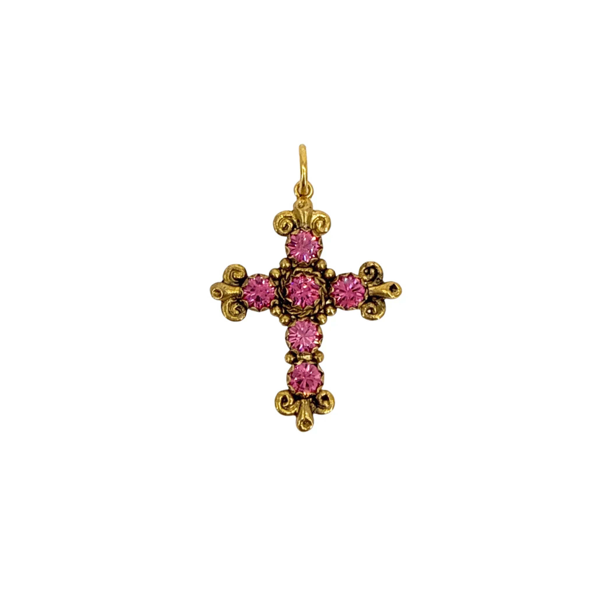 VIRGINS SAINTS & ANGELS VSA Addie Charm Pink & Gold - flyKAMP