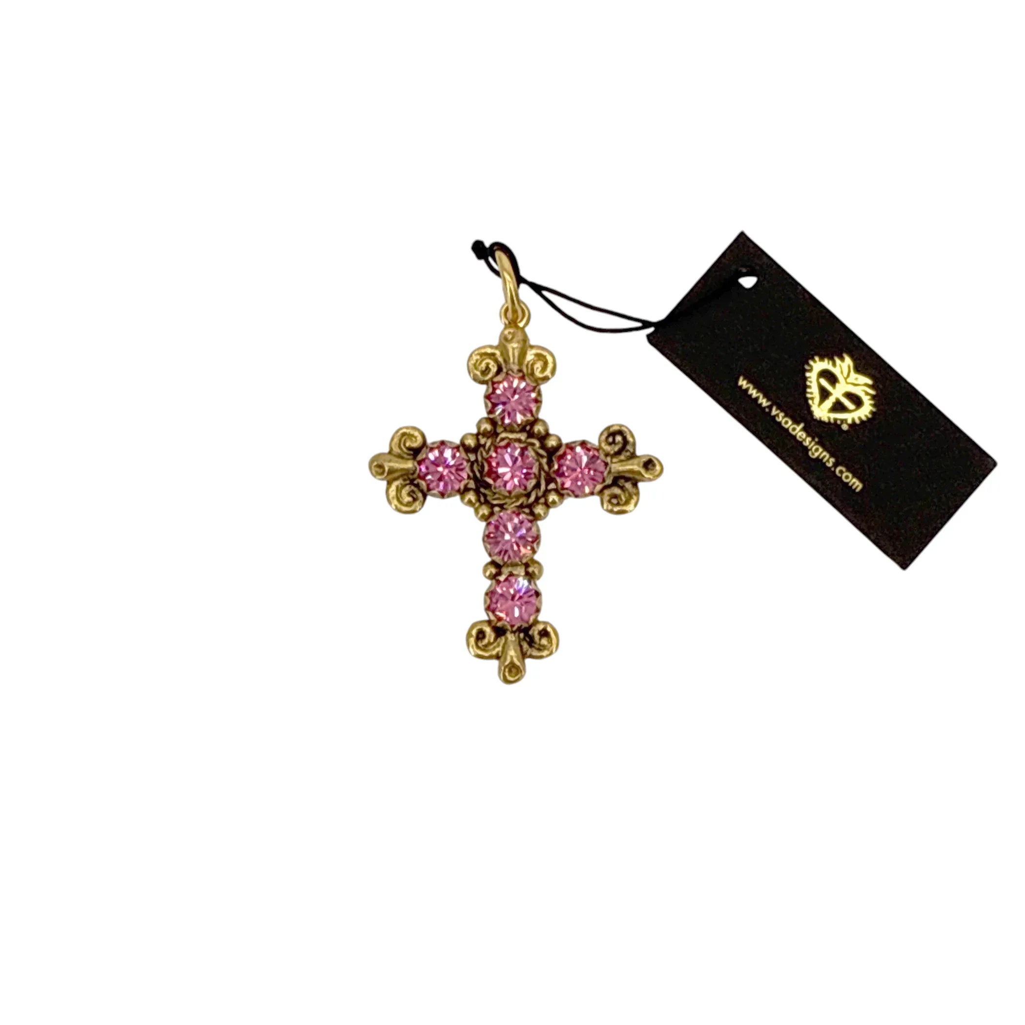 VIRGINS SAINTS & ANGELS VSA Addie Charm Pink & Gold - flyKAMP