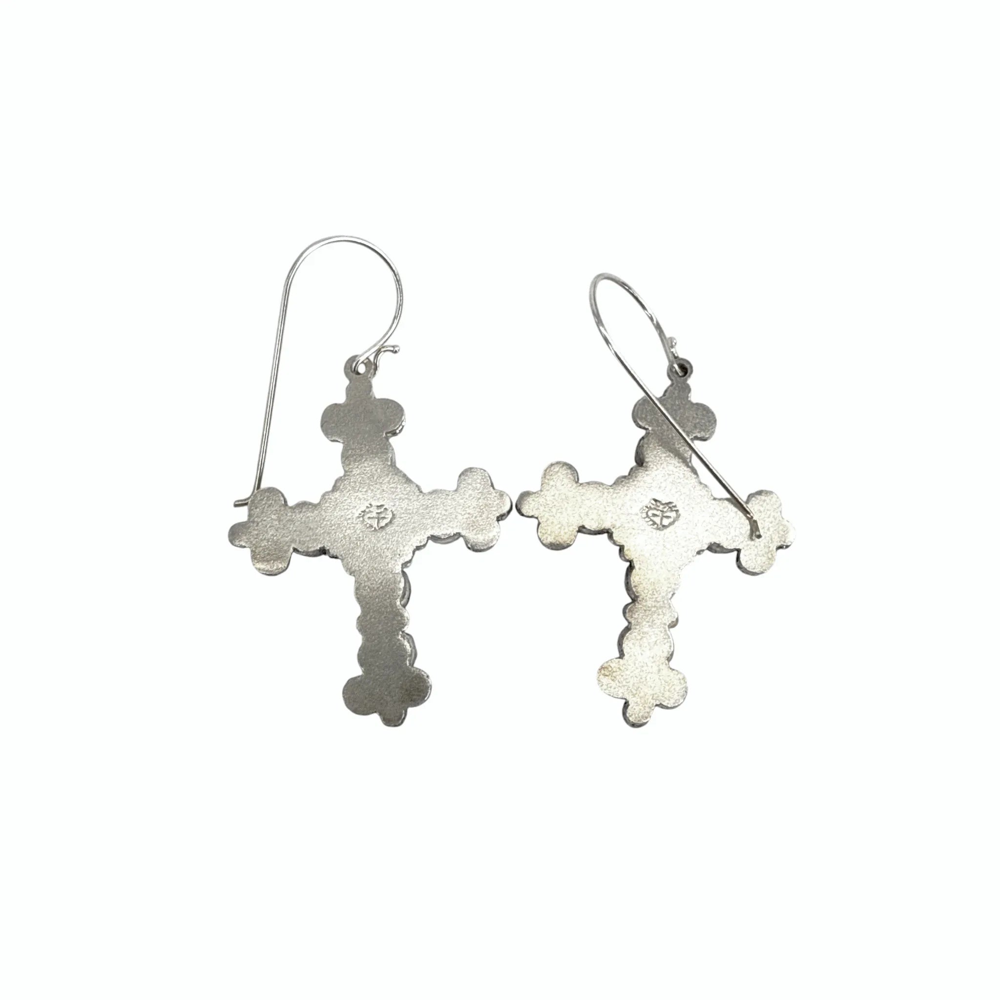 VIRGINS SAINTS & ANGELS VSA Addie Earrings Silver & Fuchsia Pink - flyKAMP