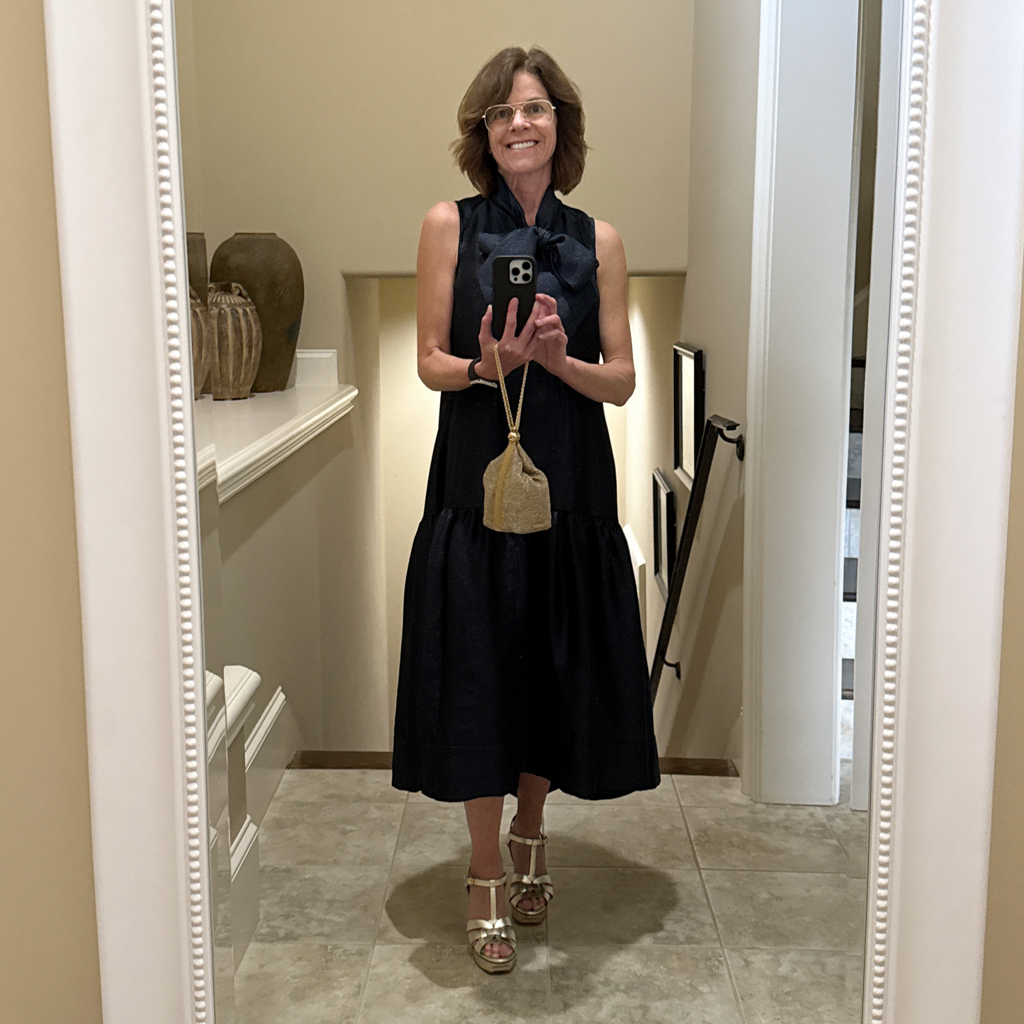 CULT GAIA Rue Wristlet Bag in Sand Dollar