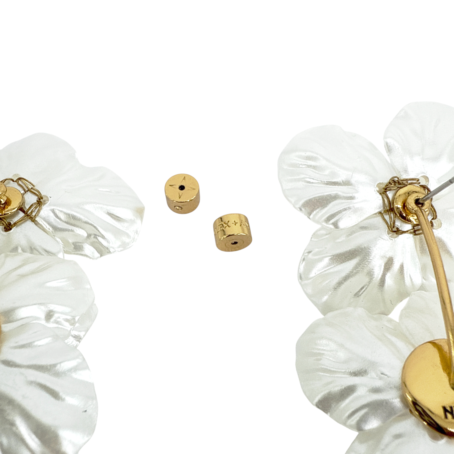 ALEX+ANI New York Botanical Garden Poppy Statement Earrings