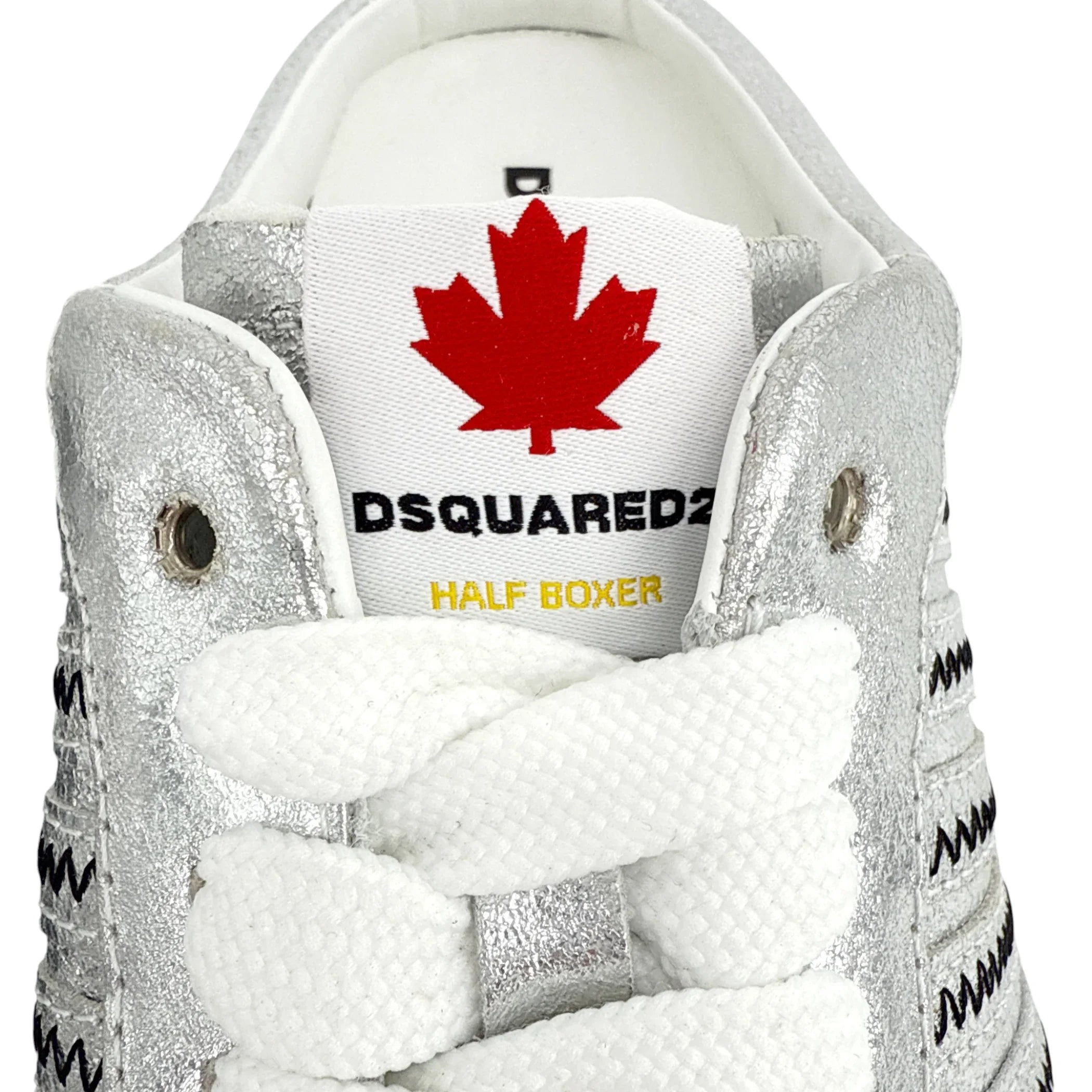 DSQUARED2 Boxer Sneakers with Open Back 37 - flyKAMP