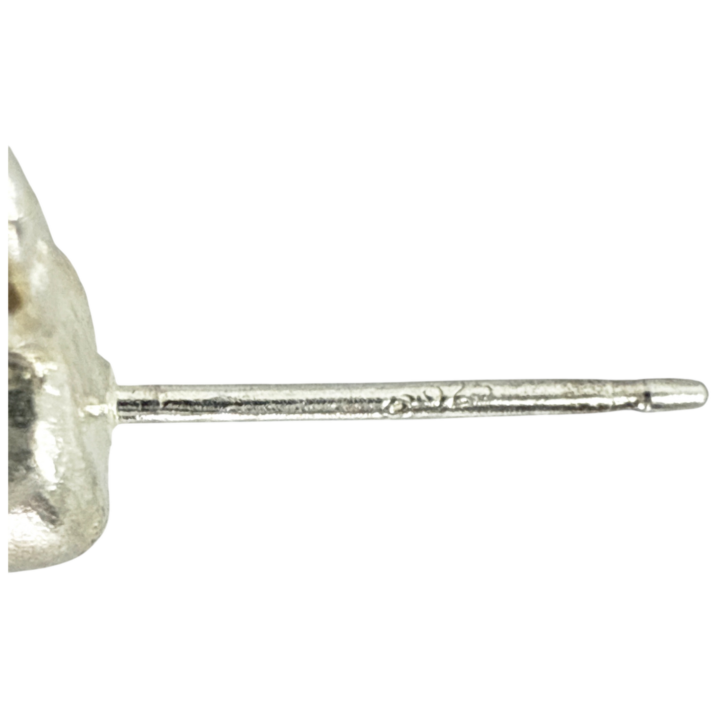 VIRGINS SAINTS & ANGELS VSA Queen of Hearts Crystal Drop Post Earrings in Silver