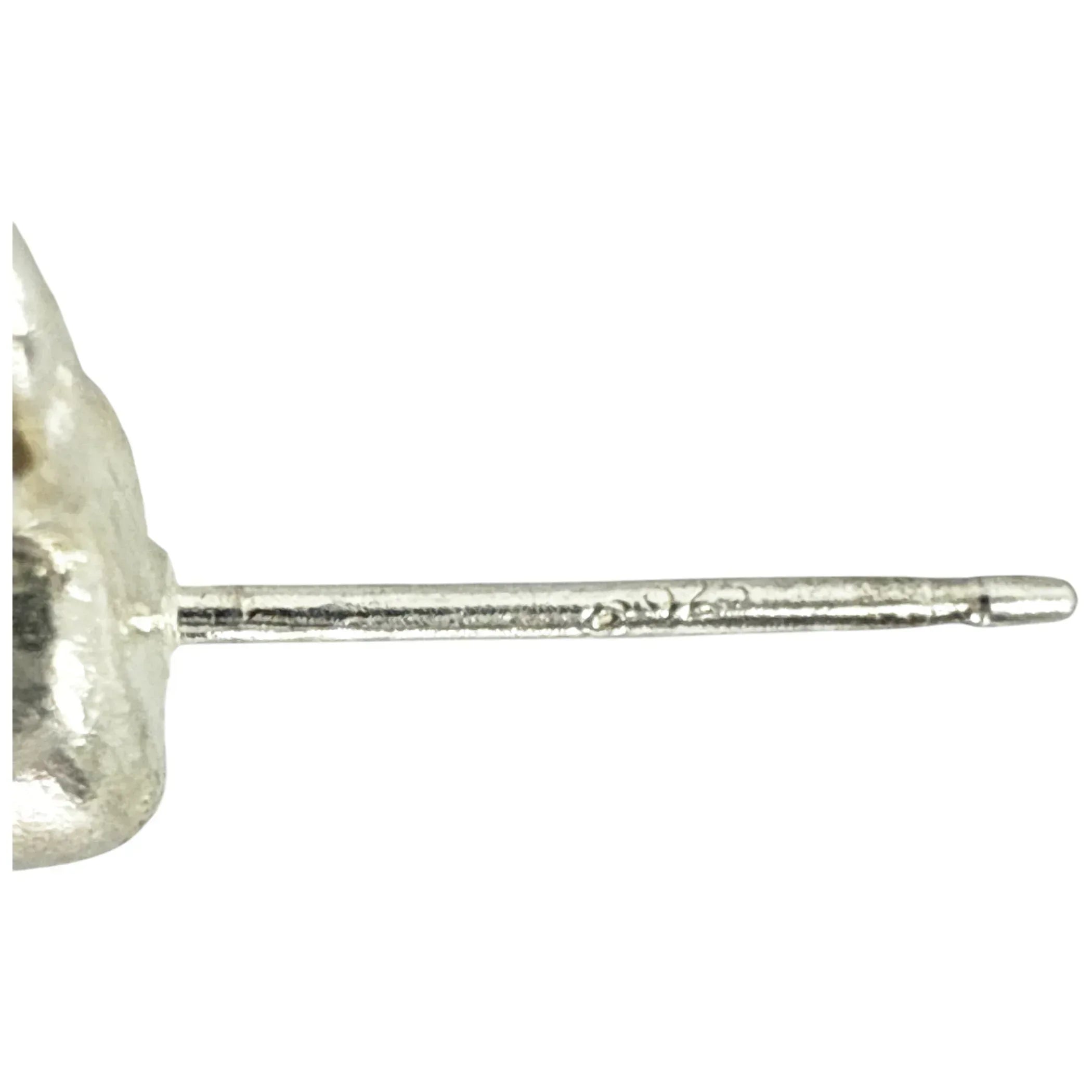VIRGINS SAINTS & ANGELS VSA Queen of Hearts Crystal Drop Post Earrings in Silver - flyKAMP