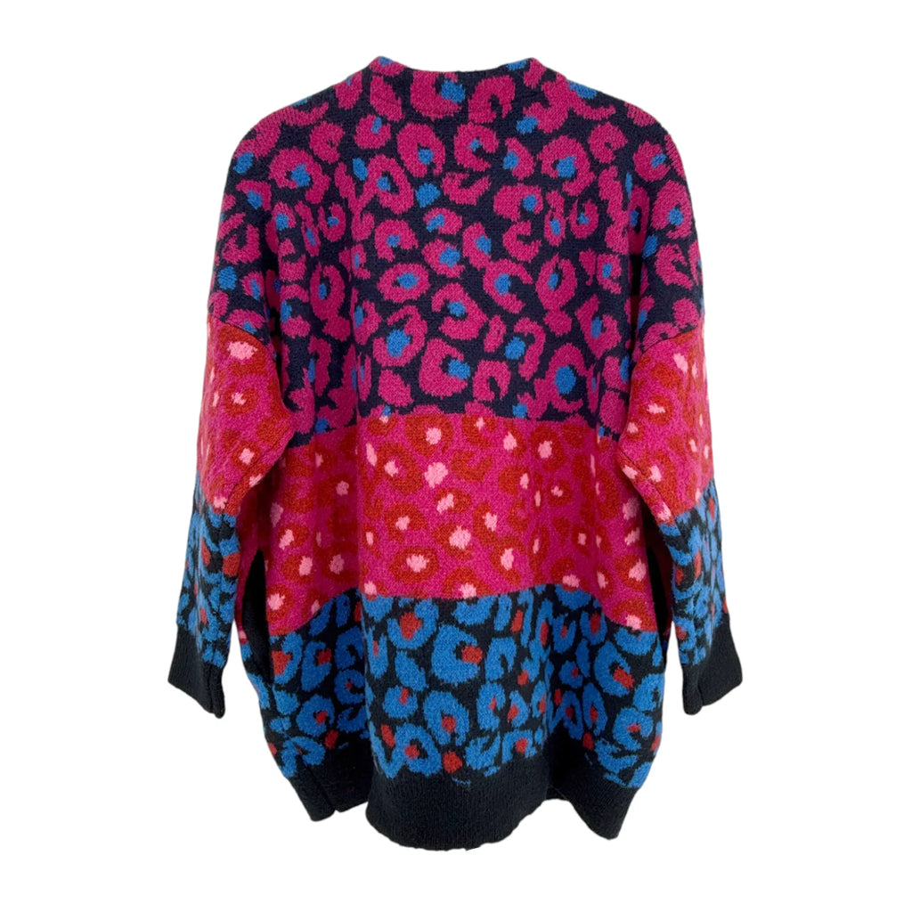 FARM RIO Mixed Leopard Cardigan S - flyKAMP